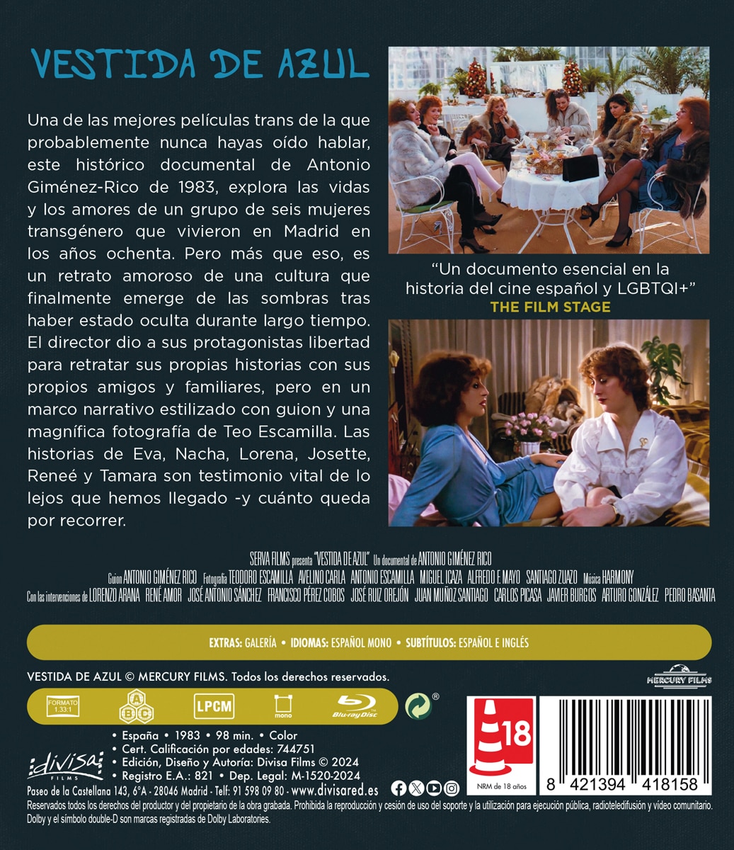 Vestida de azul (Blu-Ray) 2