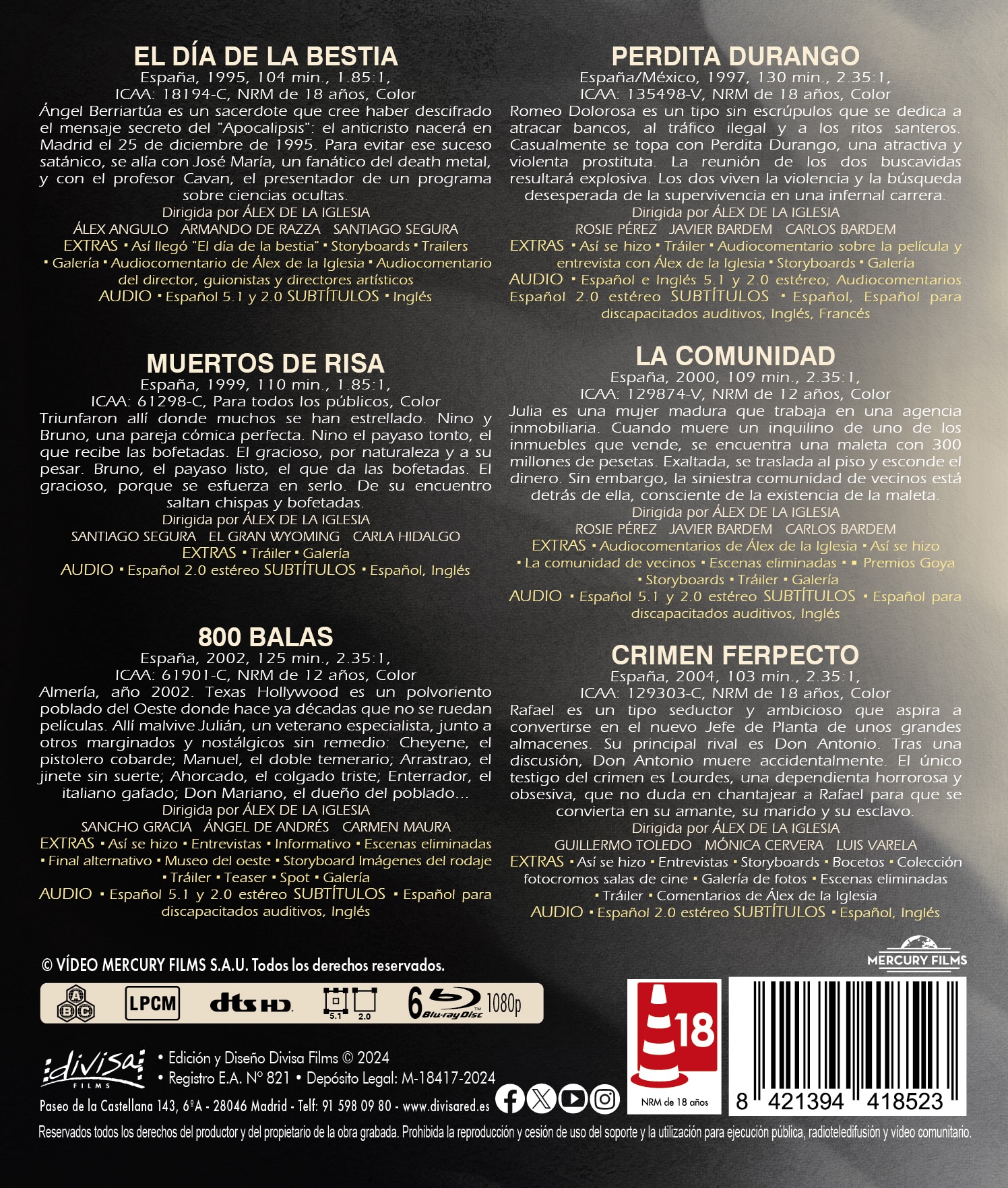 Álex de la Iglesia (Blu-Ray) 2