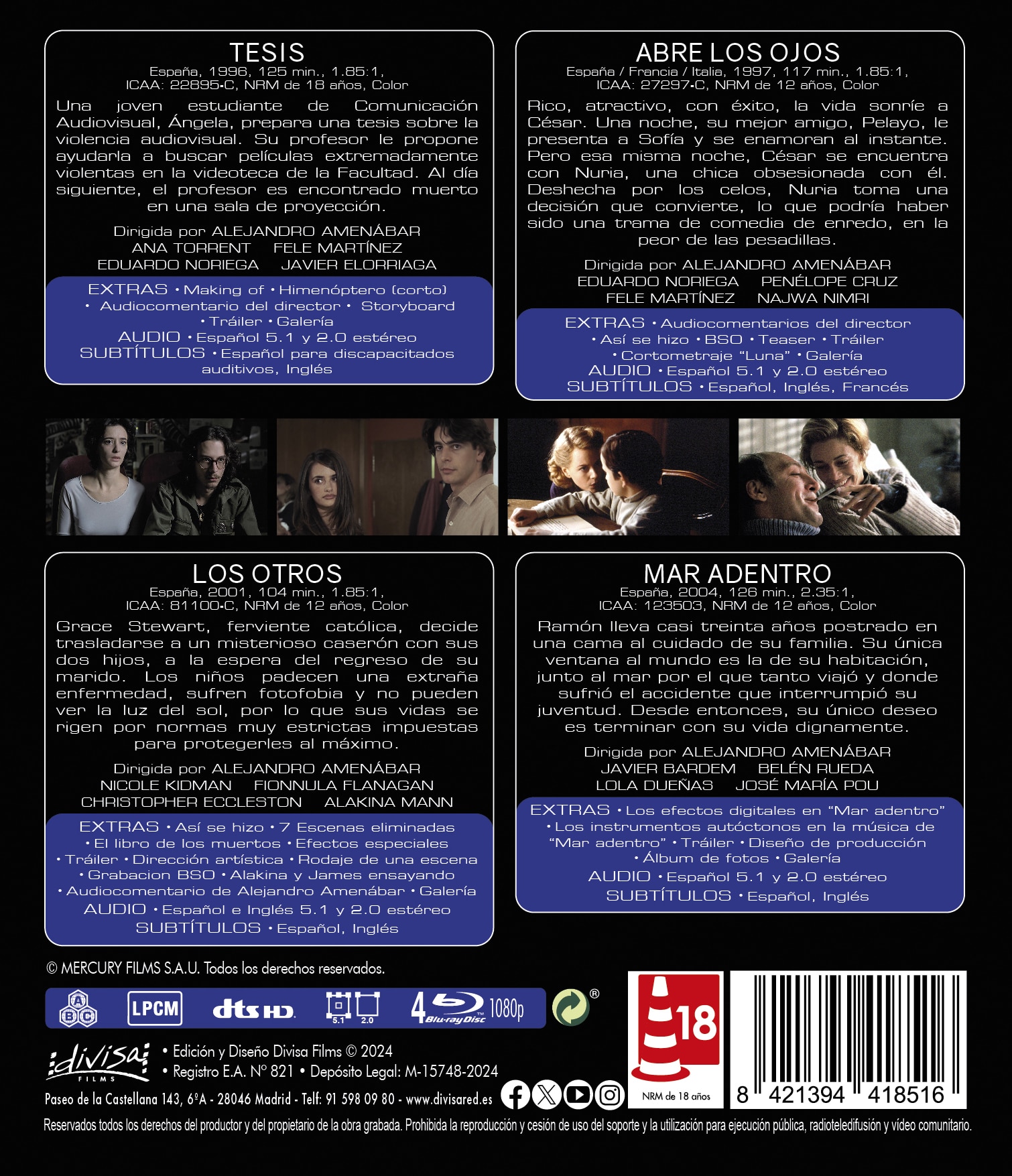 Alejandro Amenábar (Blu-Ray) 2