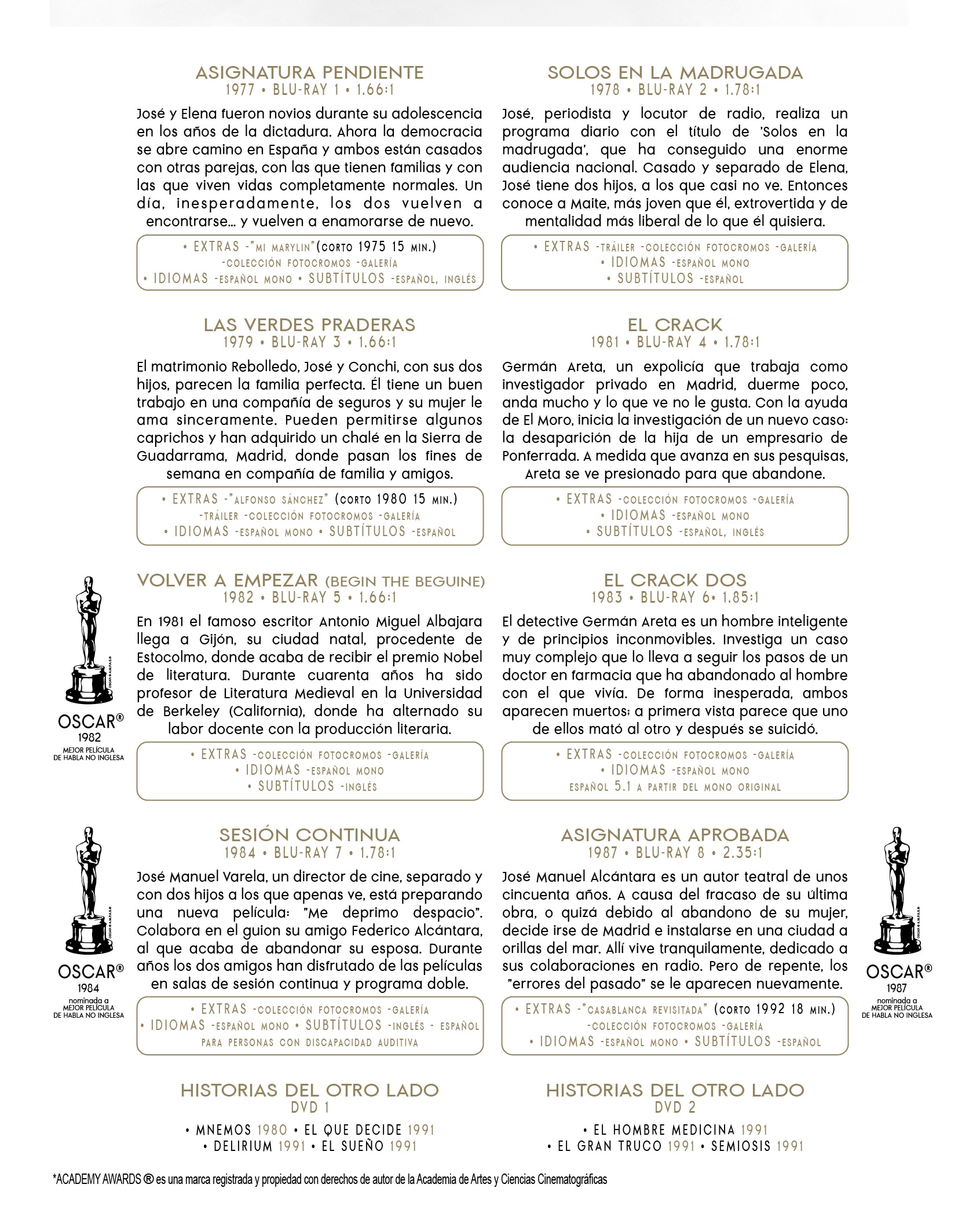 José Luis Garci (1977-1992) (Edición Coleccionista) (Blu-Ray  + DVD + Libro) 3