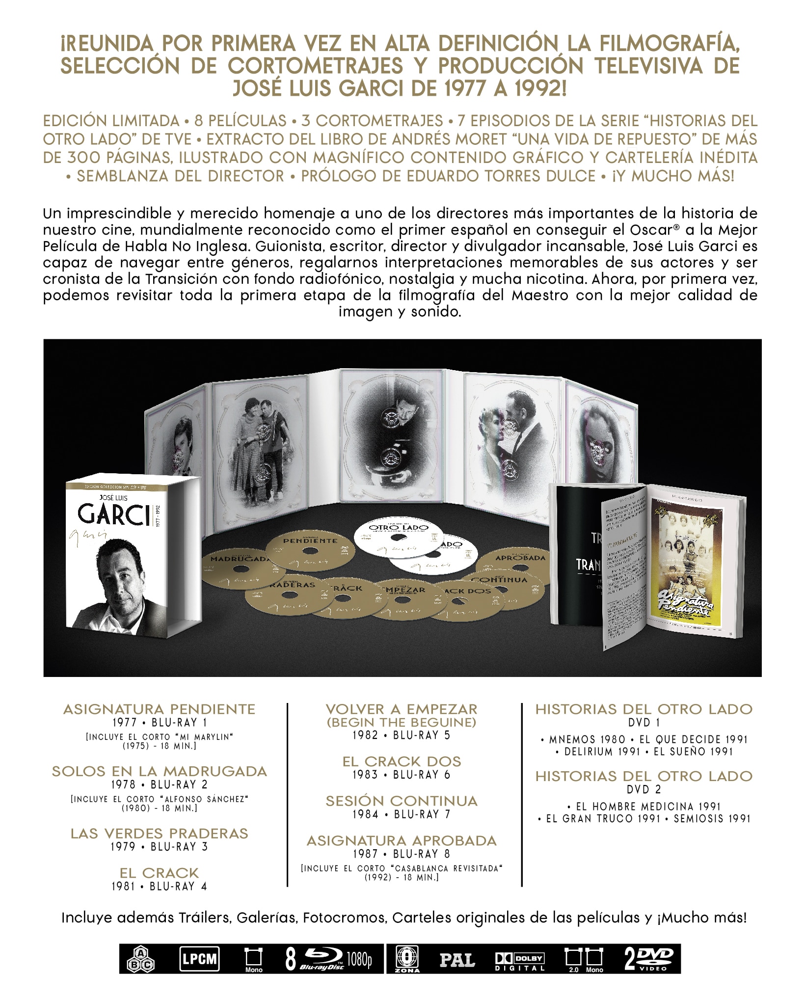 José Luis Garci (1977-1992) (Edición Coleccionista) (Blu-Ray  + DVD + Libro) 4