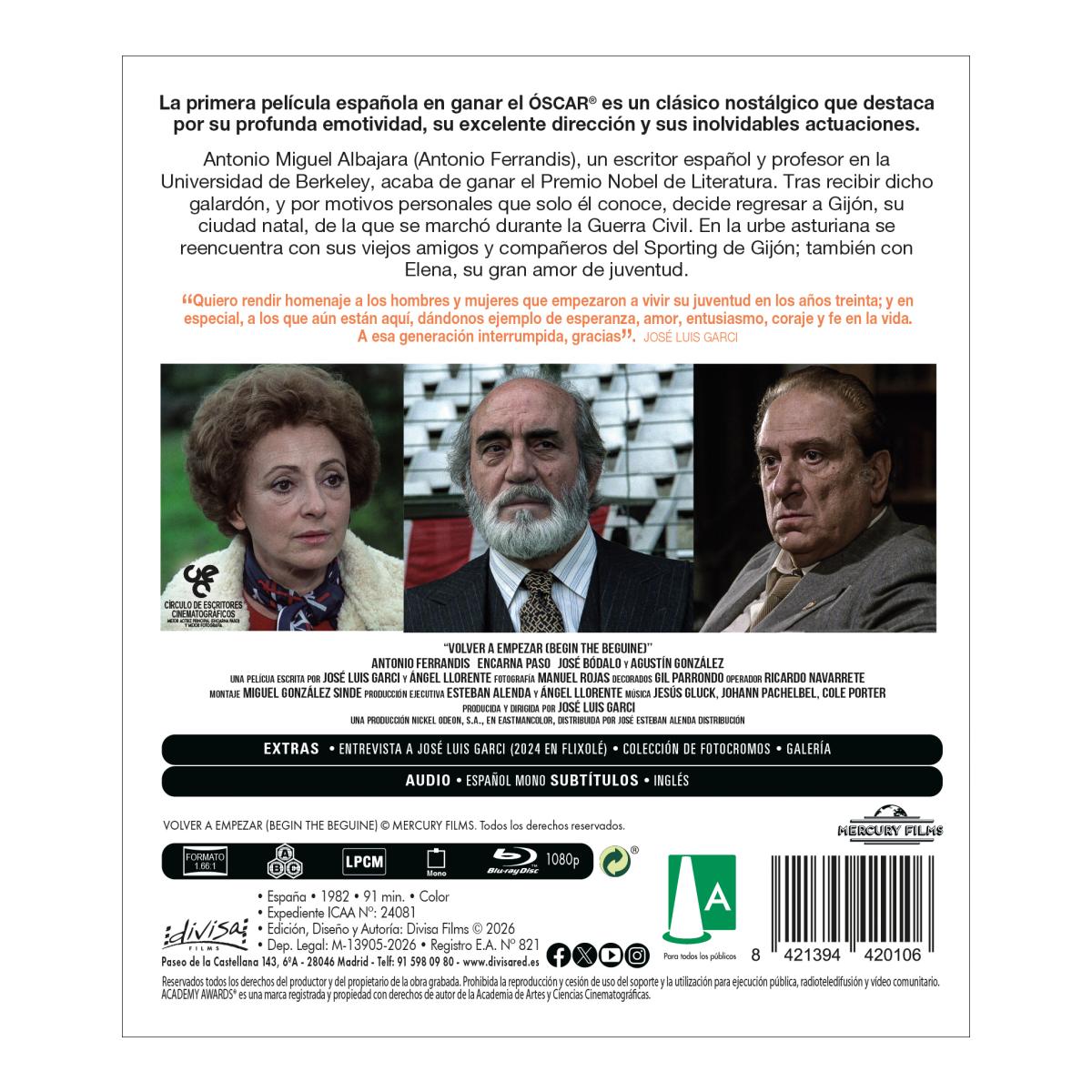 Volver a empezar (Blu-Ray) 2