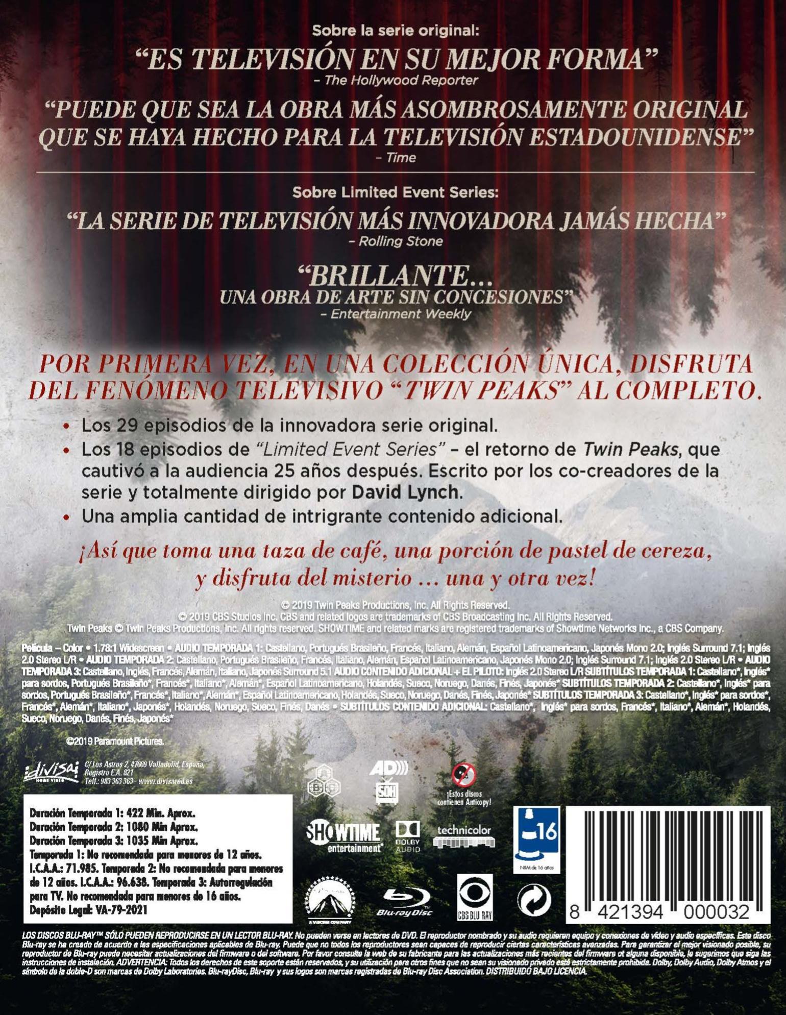 Imagen 2 de Pack Twin Peaks: Serie Completa (Blu-Ray)