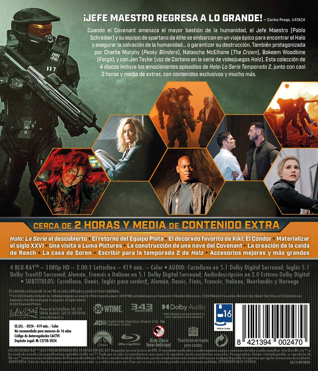 Halo: La serie. 2ª Temporada (Blu-Ray) 2