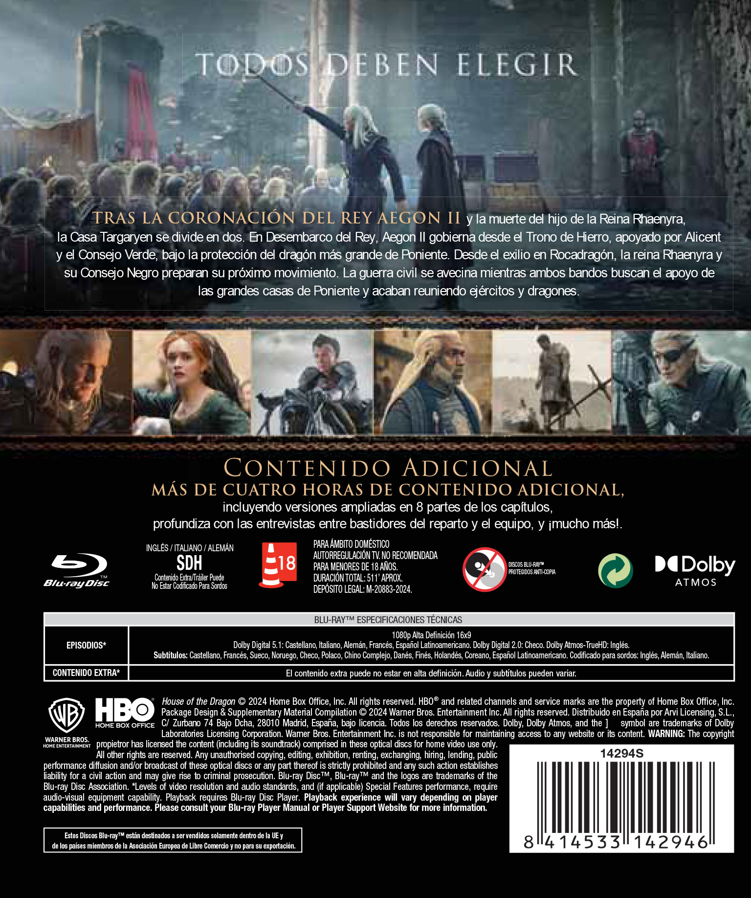 La casa del dragón. 2ª Temporada) (Blu-Ray) 2