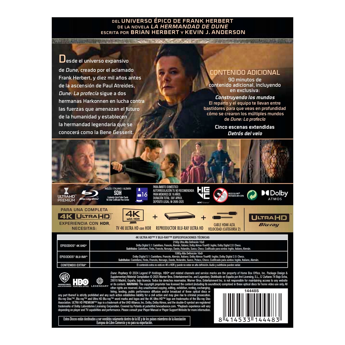 Dune: La profecía 1ª Temporada (Edición Metálica) (4K Ultra HD + Blu-Ray) 2