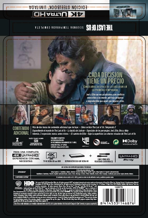 The last of us. 2ª Temporada (Edición Metálica) (4K Ultra HD) 2