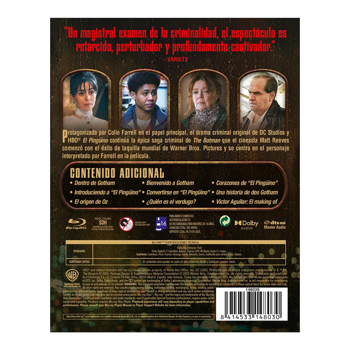 Tv. El pingüino (Edición Metálica) (Blu-Ray) 2