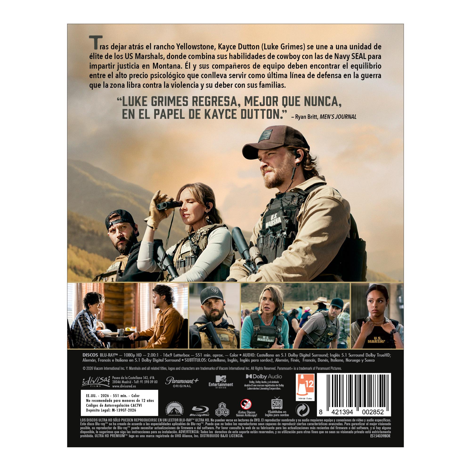 Marshals: Una historia de Yellowstone - 1ª temporada (Blu-Ray) 2