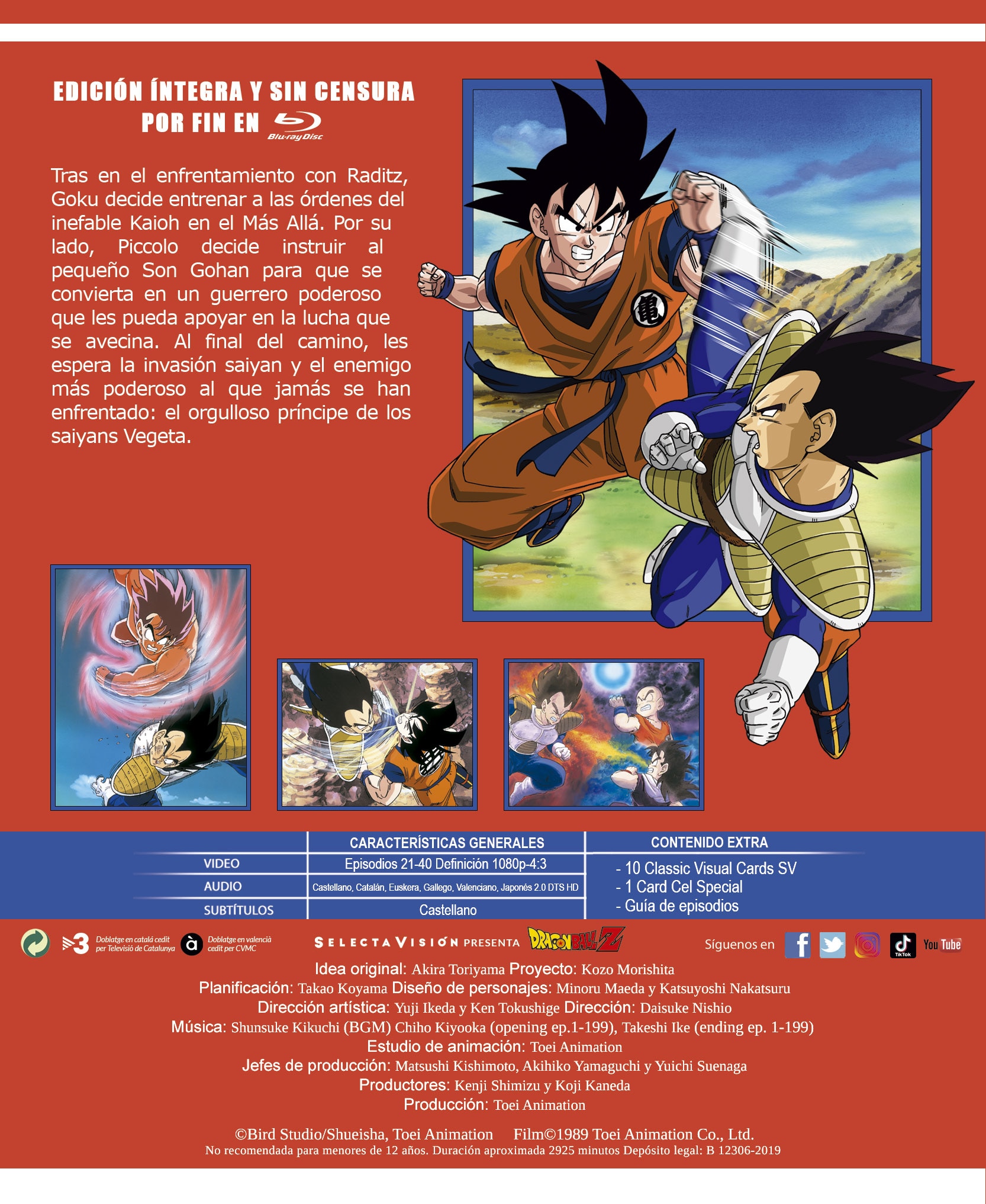 Dragon Ball Z Box 2. Episodios 21 a 40 (Blu-Ray) · SELECTA VISION