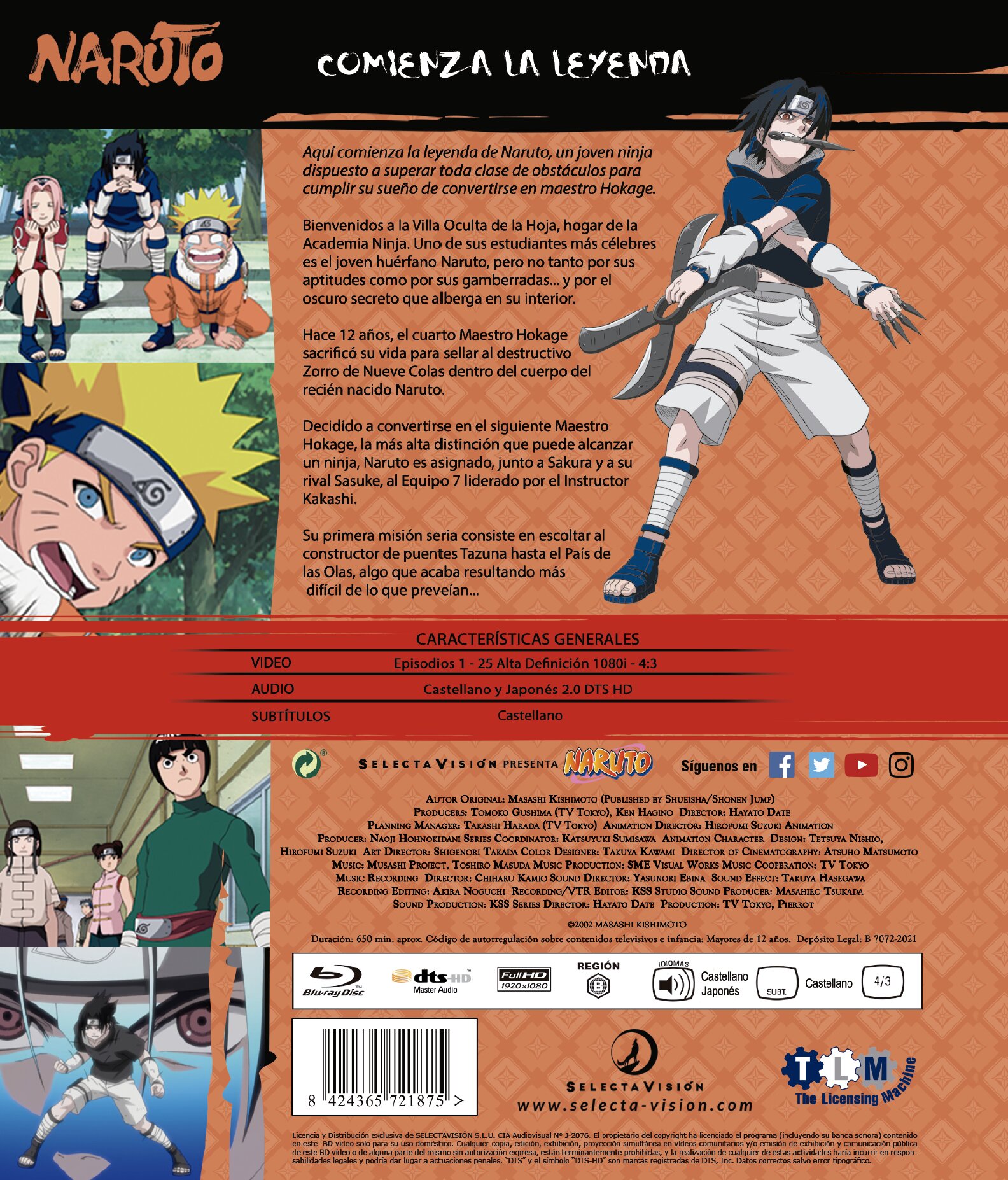 Naruto Box 1. Episodios 1 a 25 (Blu-Ray + Caja Contenedora) 2