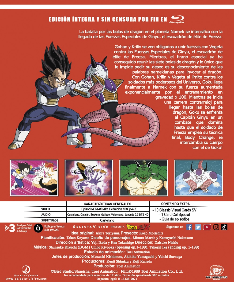 Dragon Ball Z Box 4. Episodios 61 A 80 (20 Episodios) (Blu-Ray
