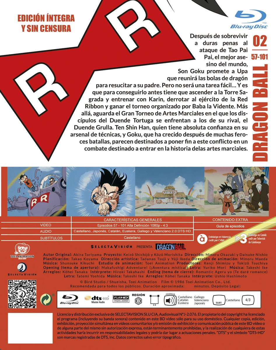 Dragon Ball Box 2. Adventure Edition. Episodios 57 A 101 (Blu-Ray) 3