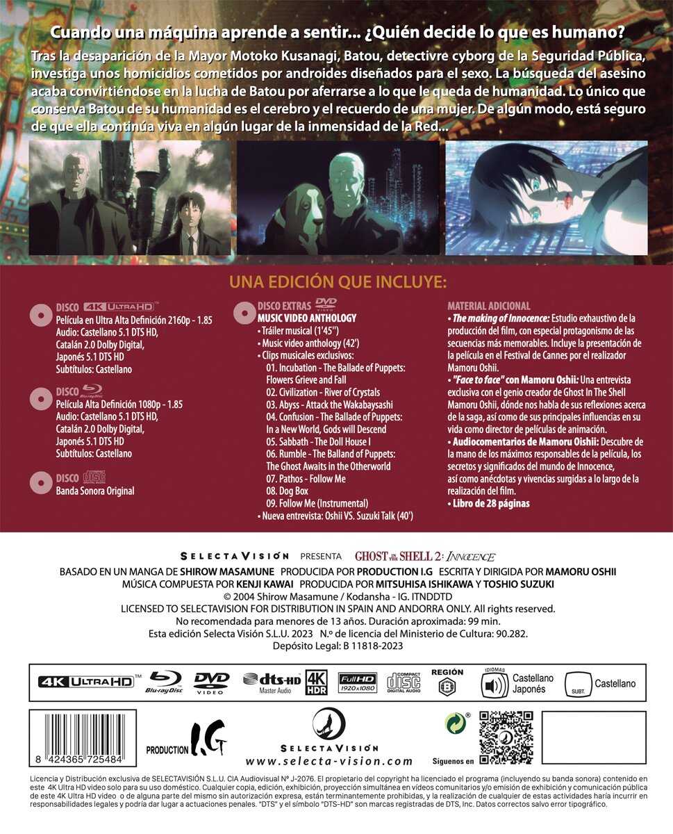 Ghost In The Shell 2 Innocence (4K Ultr HD + Blu-Ray) 4