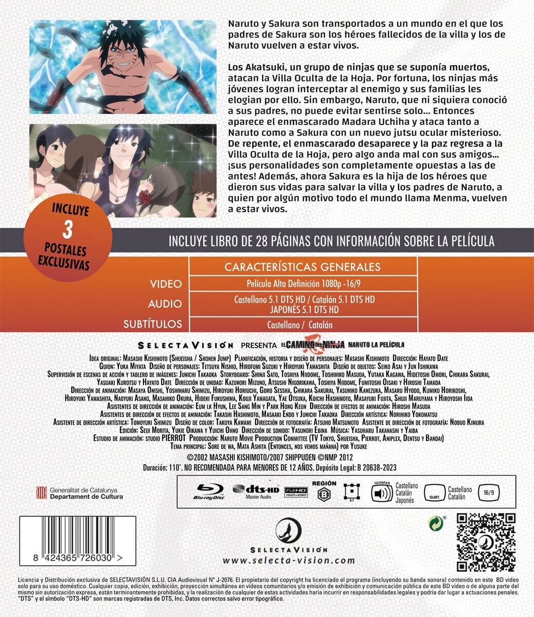 Naruto La Película. Película 6. El Caminio Del Ninja (Blu-Ray) 3