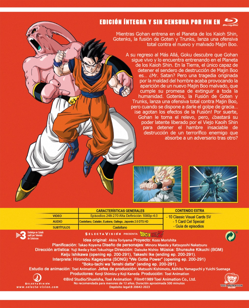 Dragon Ball Z Box 13 Episodios 248 A 270 (23 Episodios) (Blu-Ray