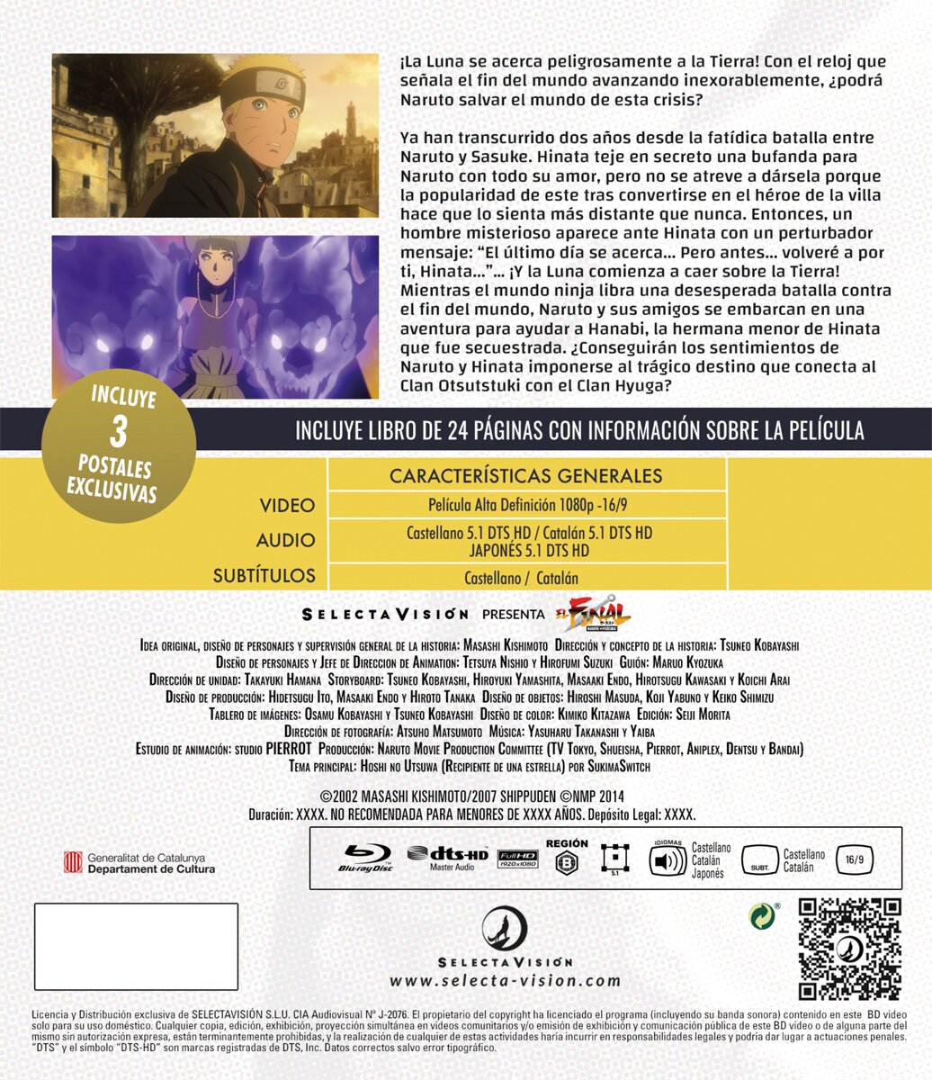 Naruto la película 10 (shippuden 7) El Final (Blu-Ray) 3