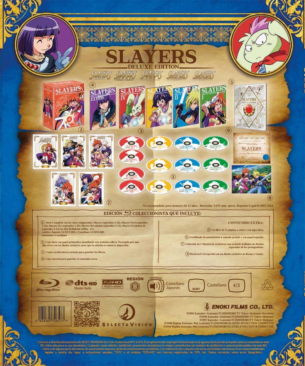 Slayers (Blu-Ray). Edición coleccionista 3