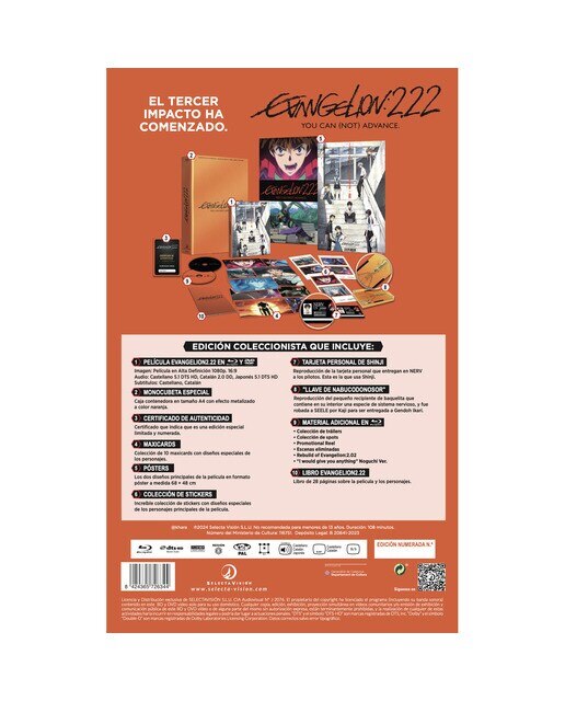 Evangelion: 2.22 you can (not) advance. Película (Blu-Ray) 3