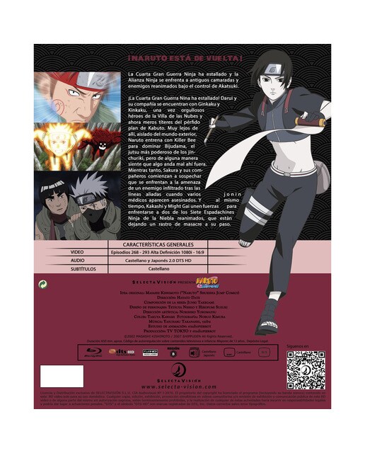 Naruto Shippuden box 11 268 a 295 (28 episodios) (Blu-Ray) 3