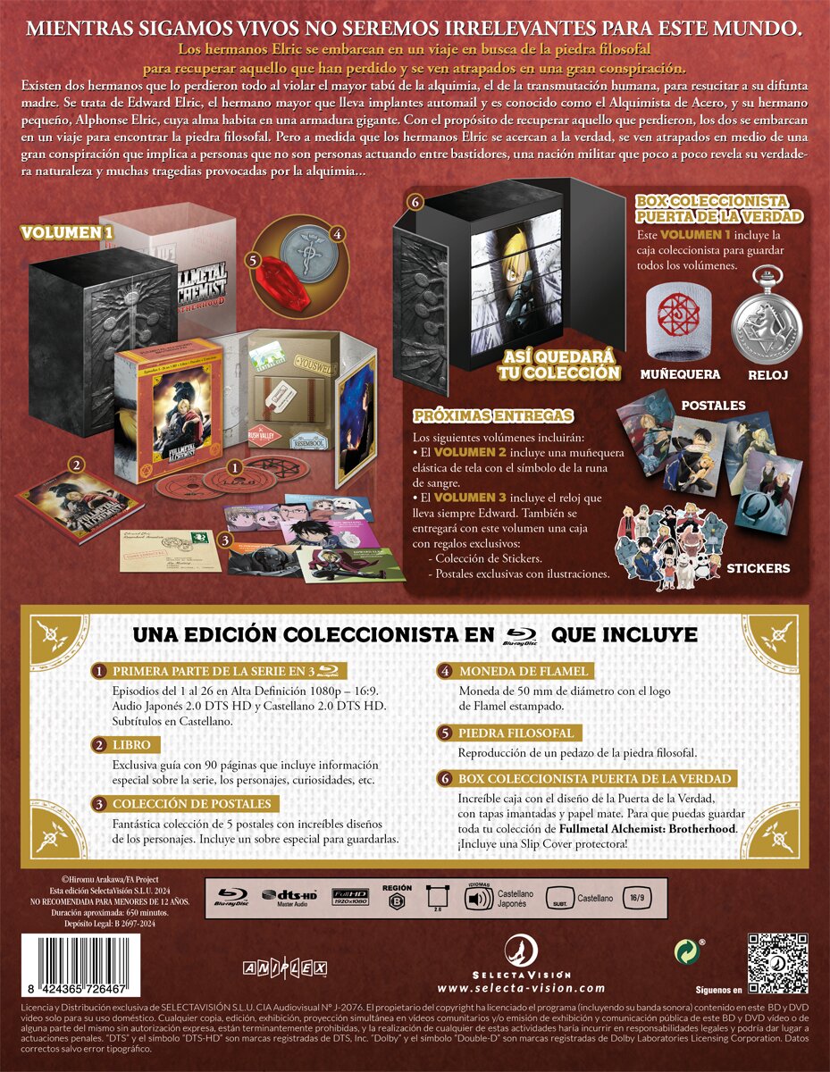 Fullmetal alchemist Brotherhood box 1 (Blu-Ray) 2