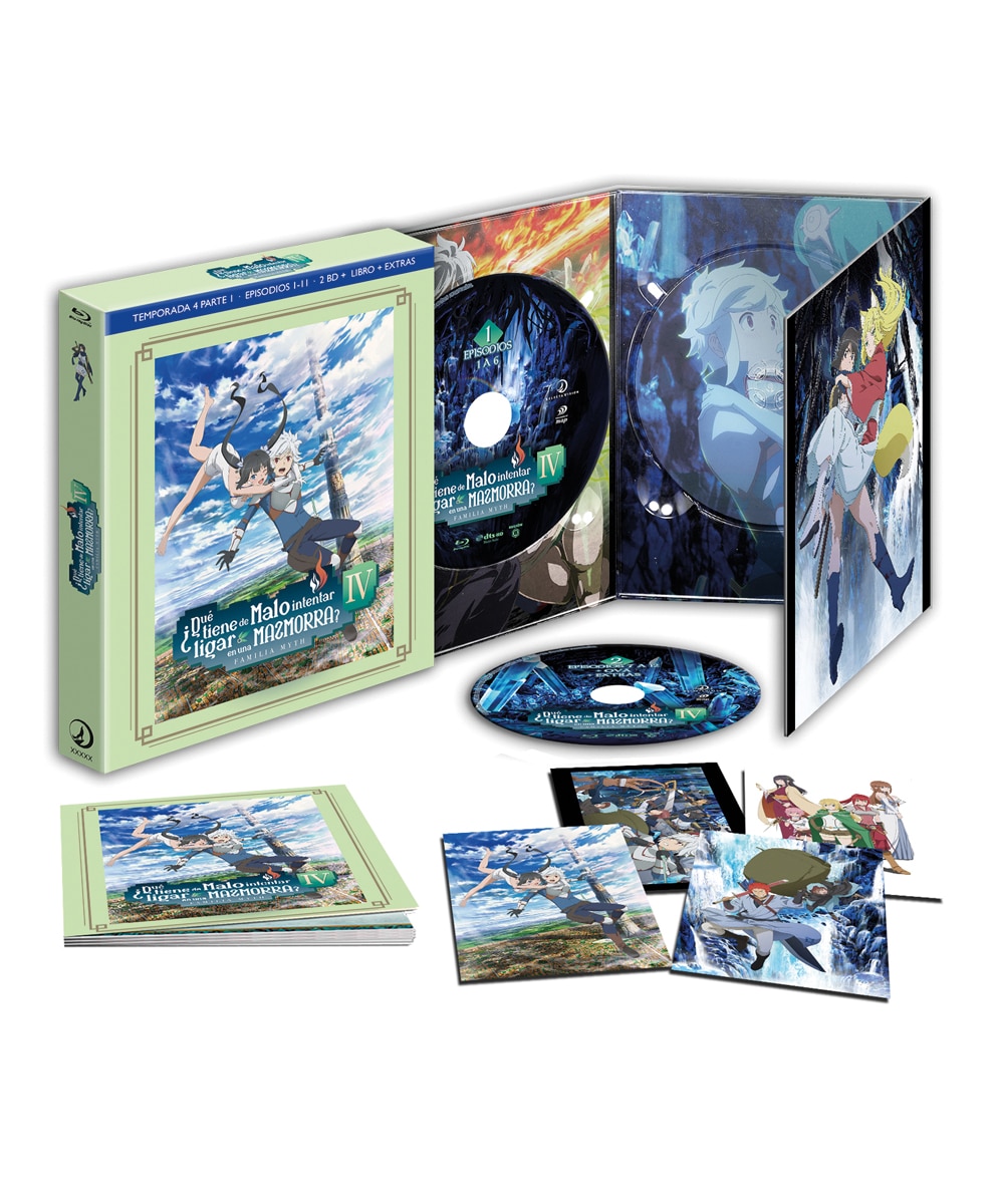 Danmachi. 4ª Temporada parte 1 (Blu-Ray) 2