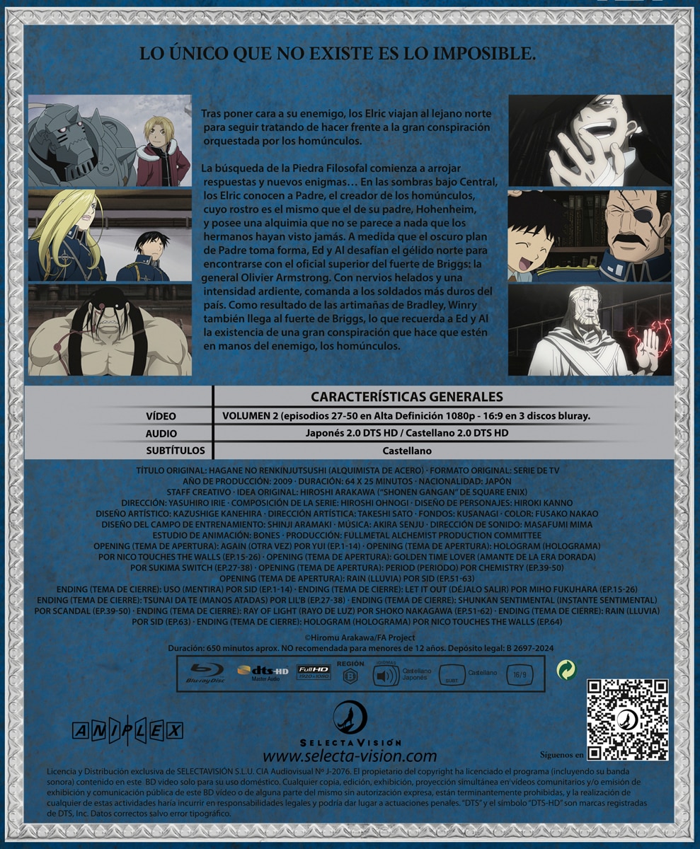 Fullmetal alchemist brotherhood ( Blu-Ray) 3