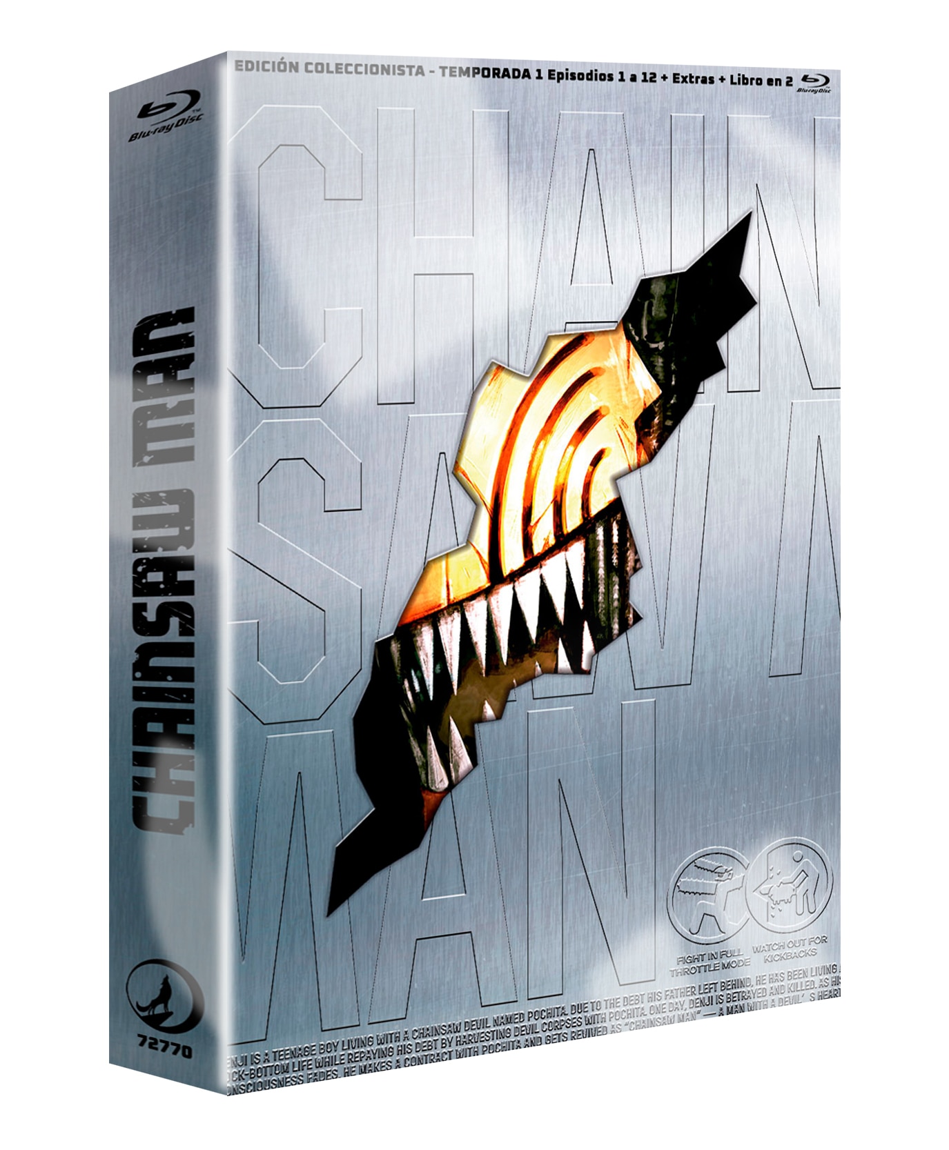 Chainsaw Man. 1ª Temporada completa, episodios 1 a 12 (Blu-Ray