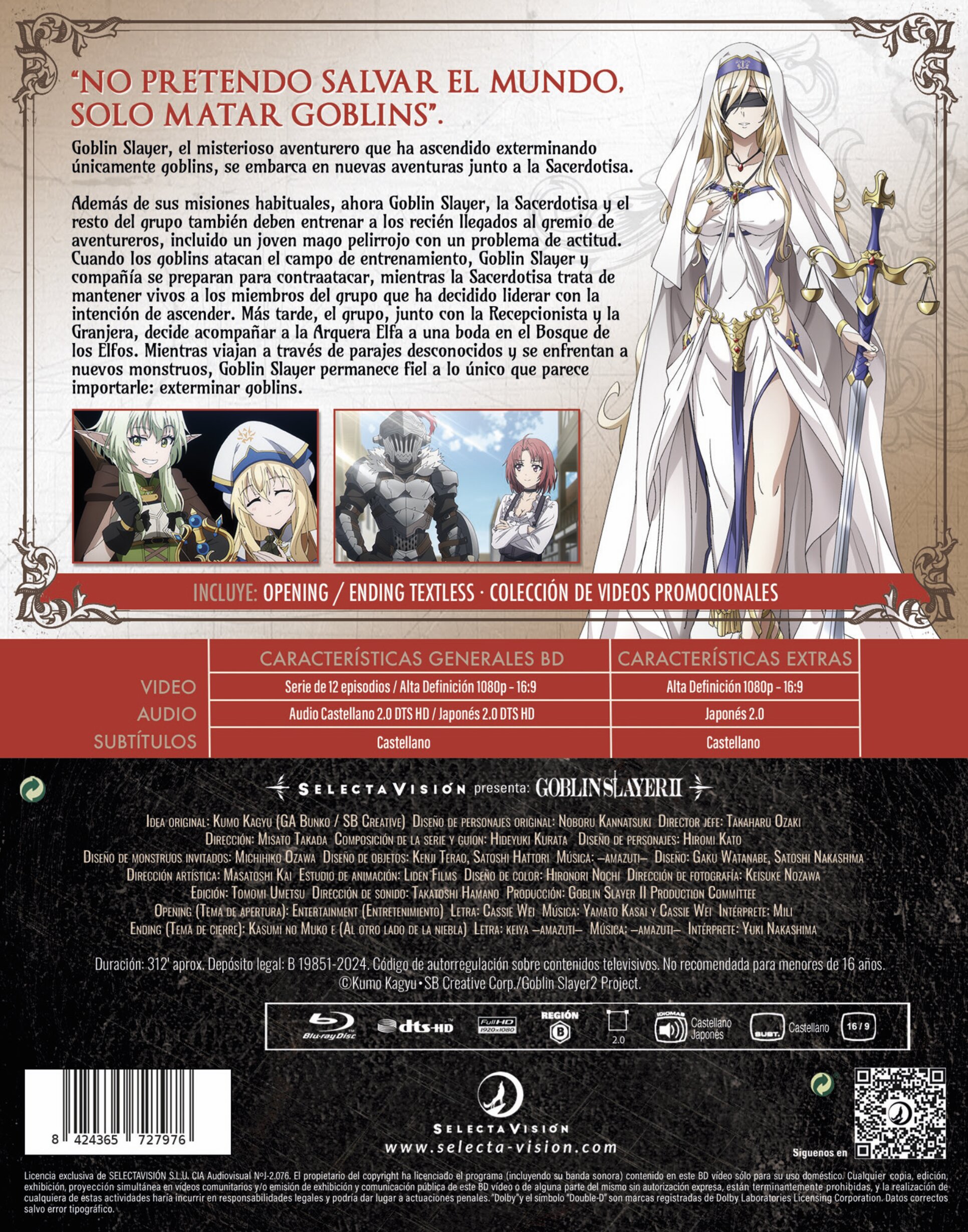 Goblin Slayer. 2ª Temporada (Edición Coleccionistas A4) ( Blu-Ray) 3