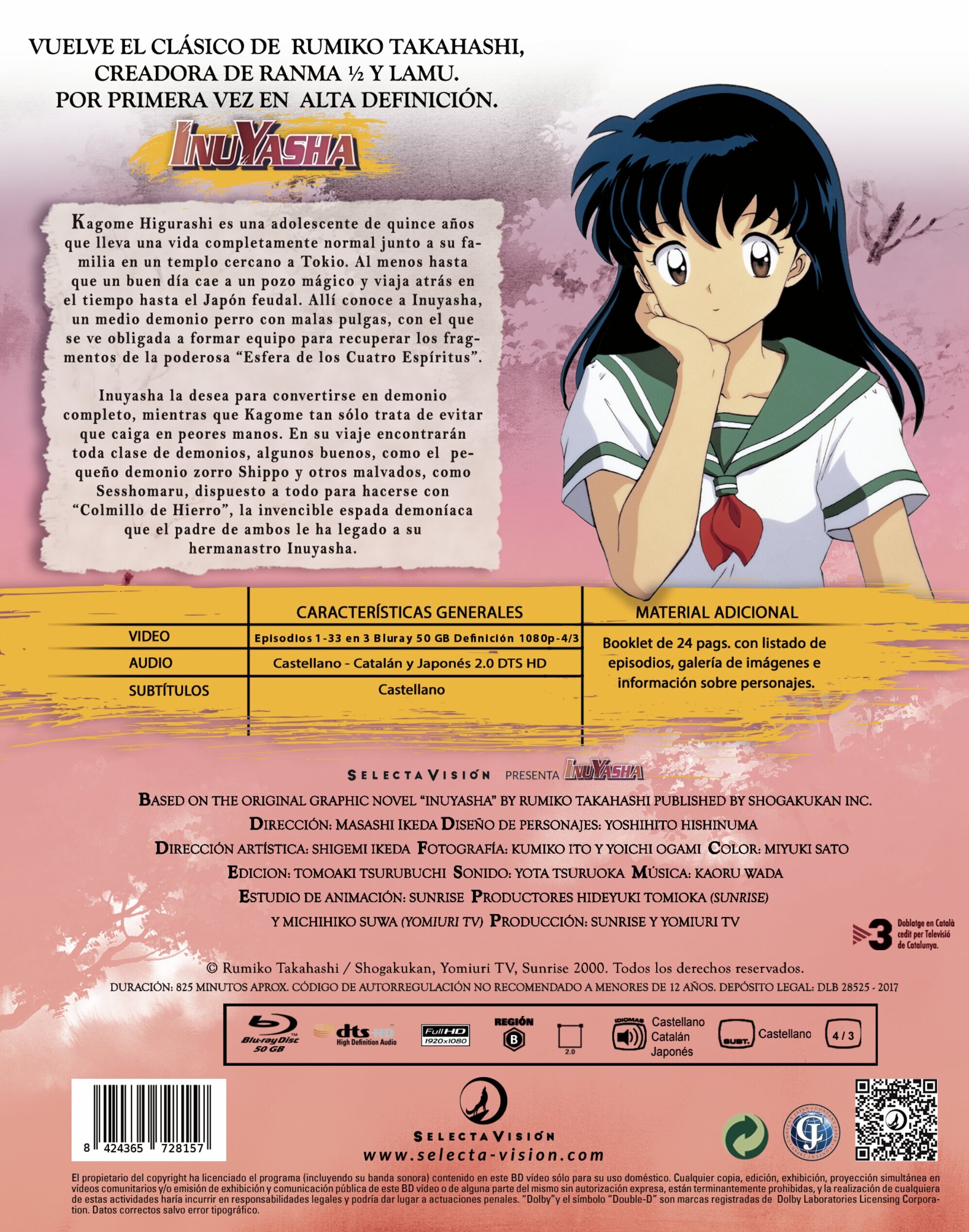 Inuyasha box 1 (2025) (Blu-Ray) 3