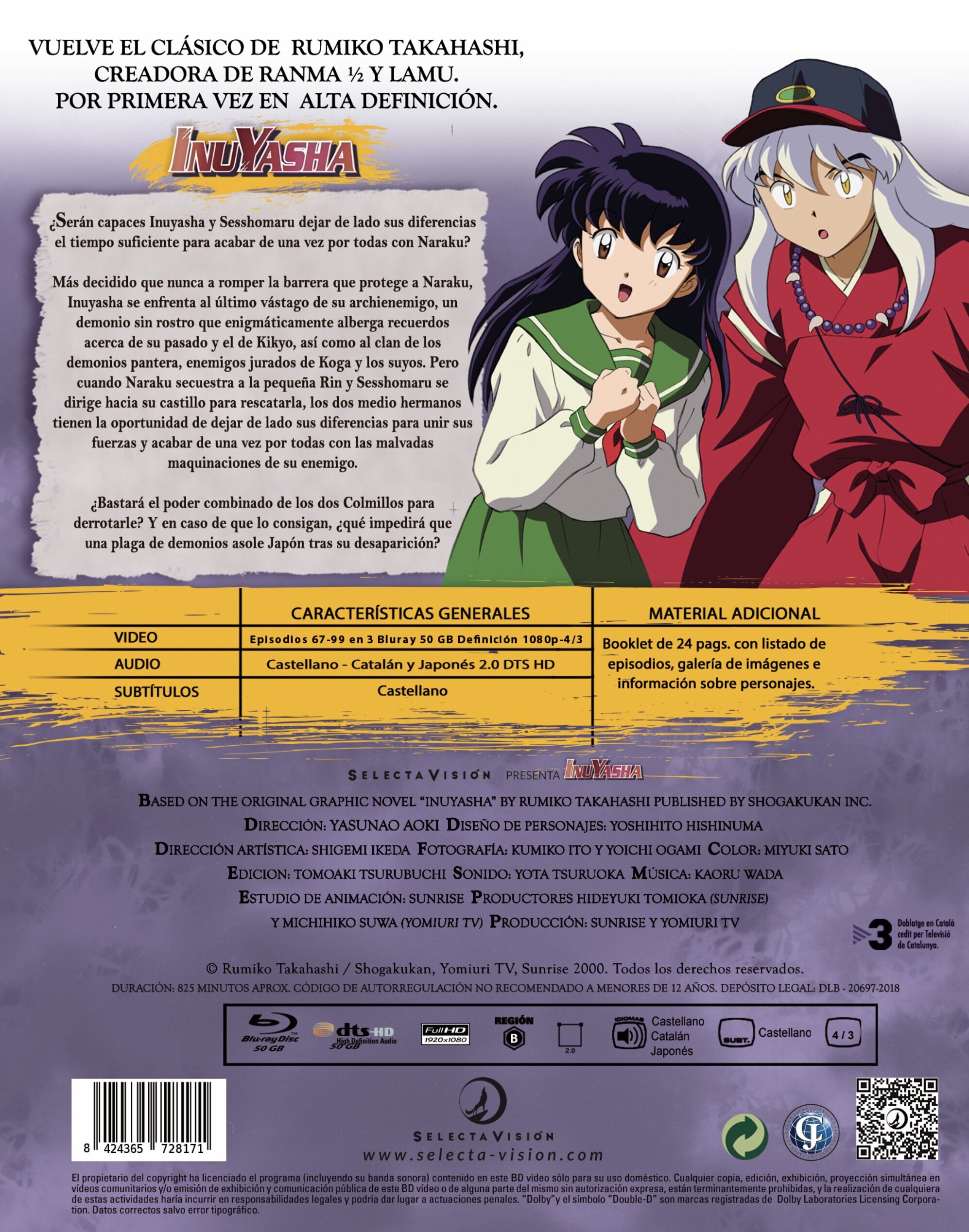 Inuyasha box 3 (2025) (Blu-Ray) 2