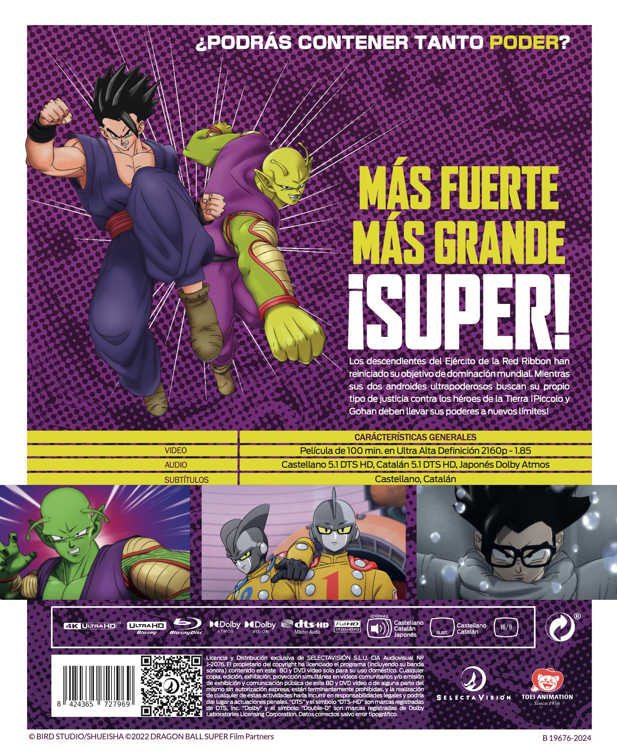 Dragon ball super super hero. ( 4K Ultra HD película + Blu-Ray + DVD) 3