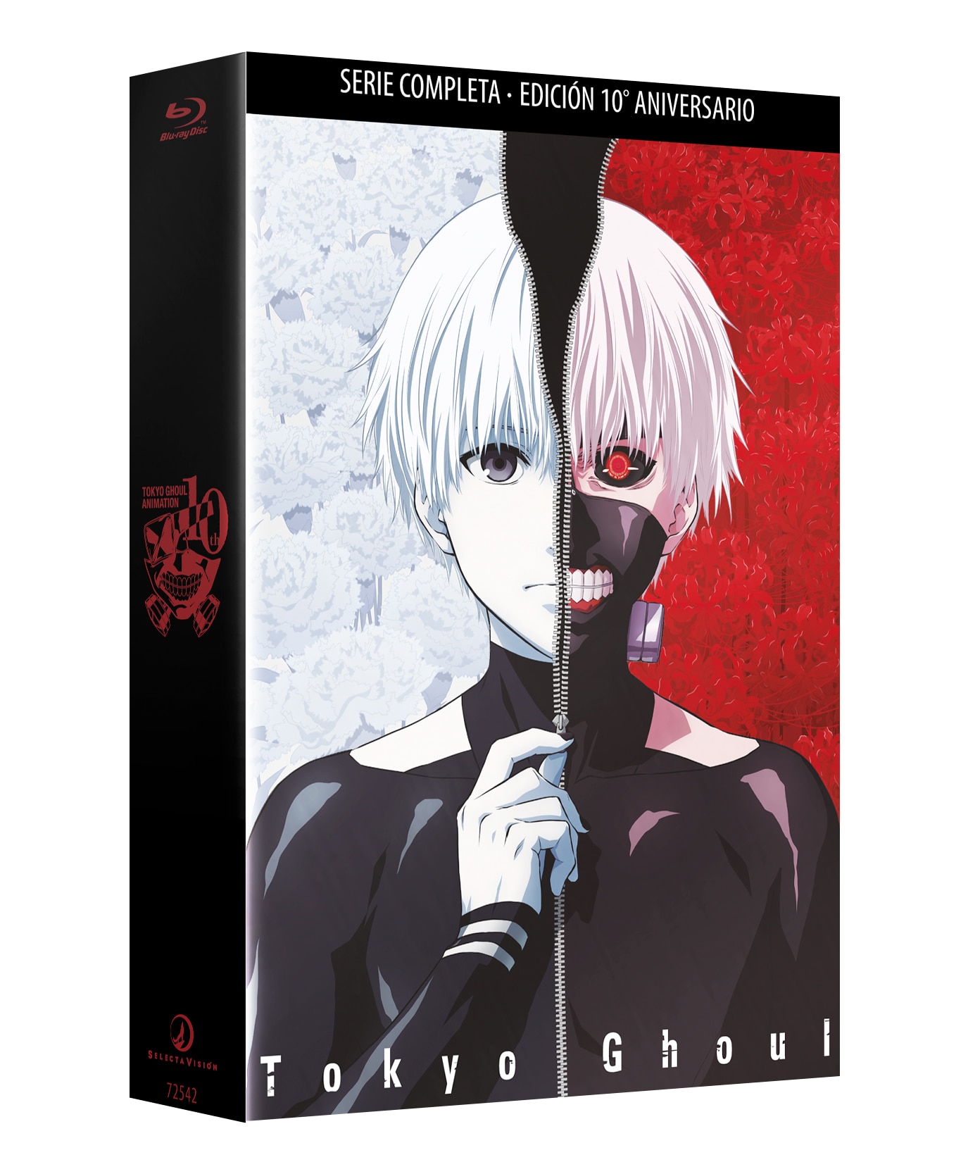 Tokyo ghoul. serie completa + ova jack: 30 min; ova pinto 24 minutos. (Blu-Ray) 1