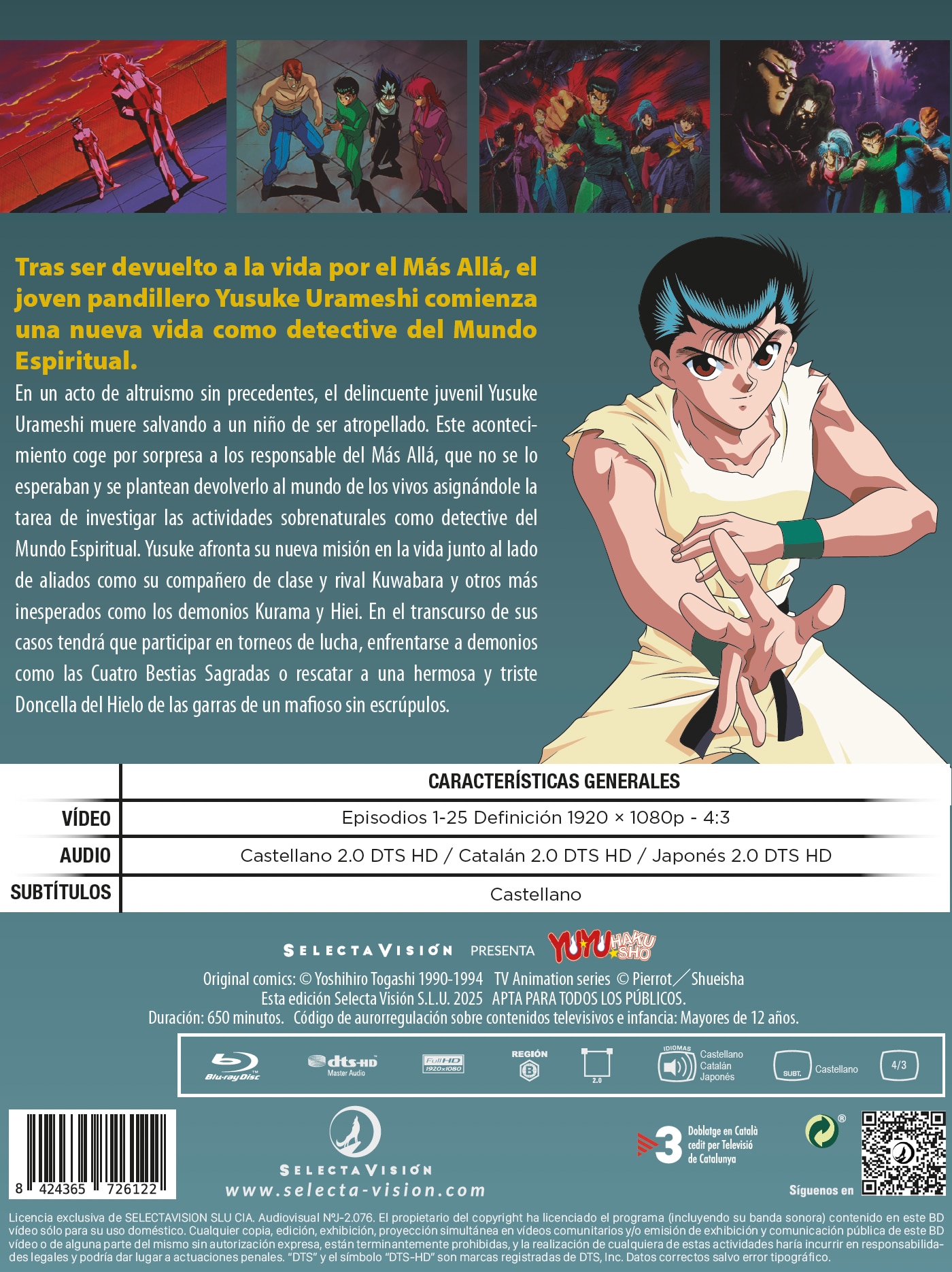 Yuyu hakusho box 1: saga del detective espiritual ( Blu-Ray) 2