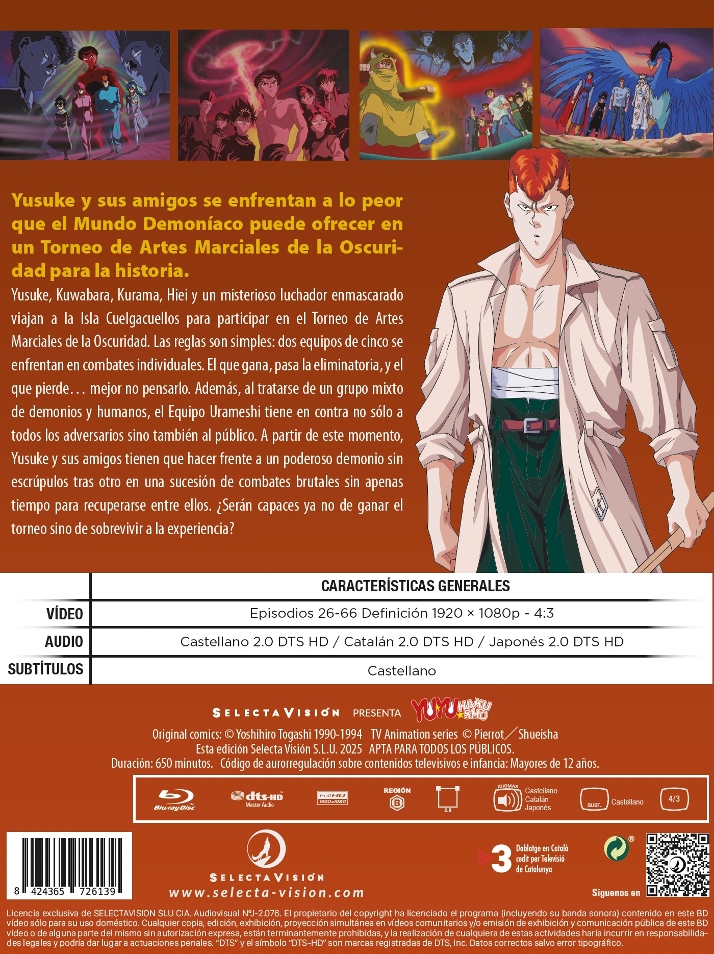 Yuyu hakusho box 2: saga del torneo oscuro (Blu-Ray) 2