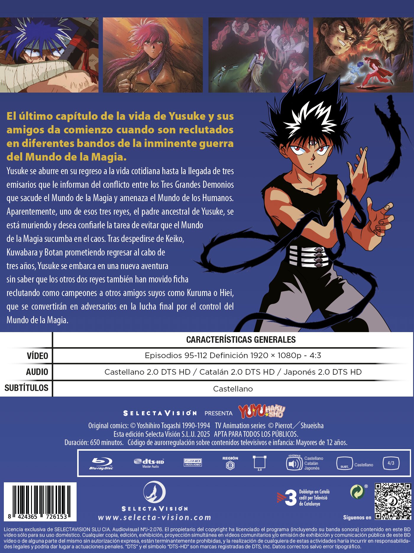 Yuyu hakusho box 4: saga de los tres reyes (Blu-Ray) 2
