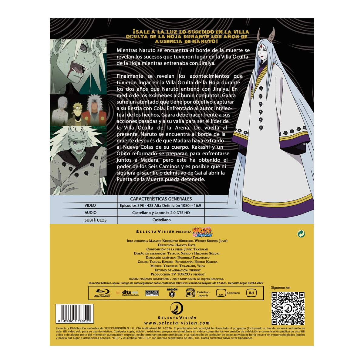Naruto Shippuden box16 ep 398 a 423 (26 episodios) (Blu-Ray) 3