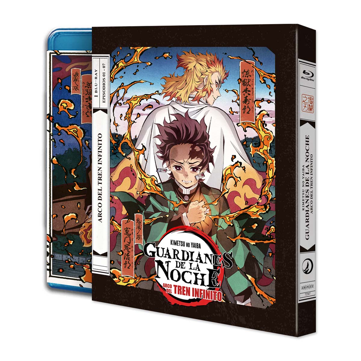 Imagen 0 de Guardianes de la noche: kimetsu no yaiba t2p1. Arco del tren infinito. Episodios 1 a 7 (Blu-Ray)