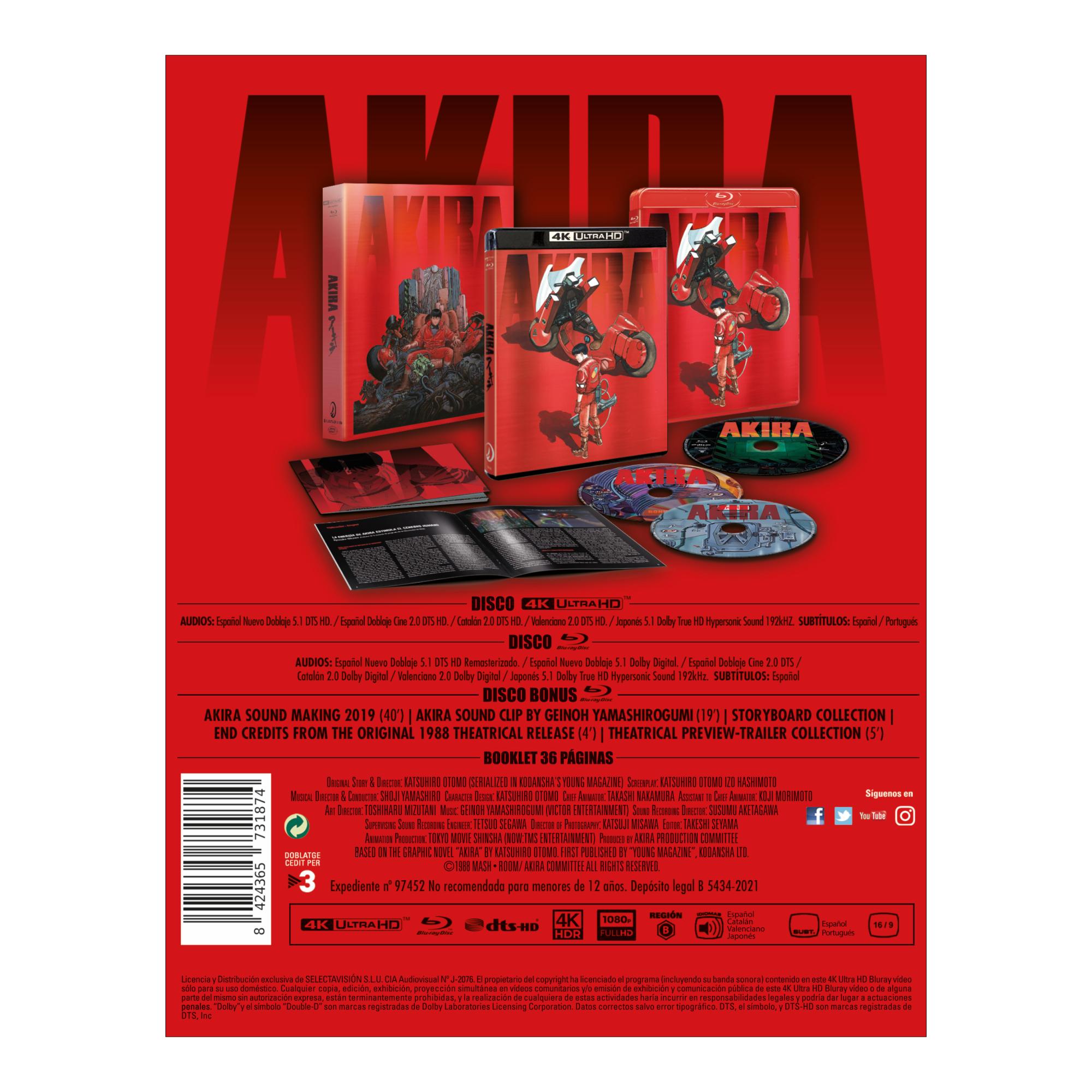 Imagen 3 de Akira (4K Ultra HD + Blu-Ray)