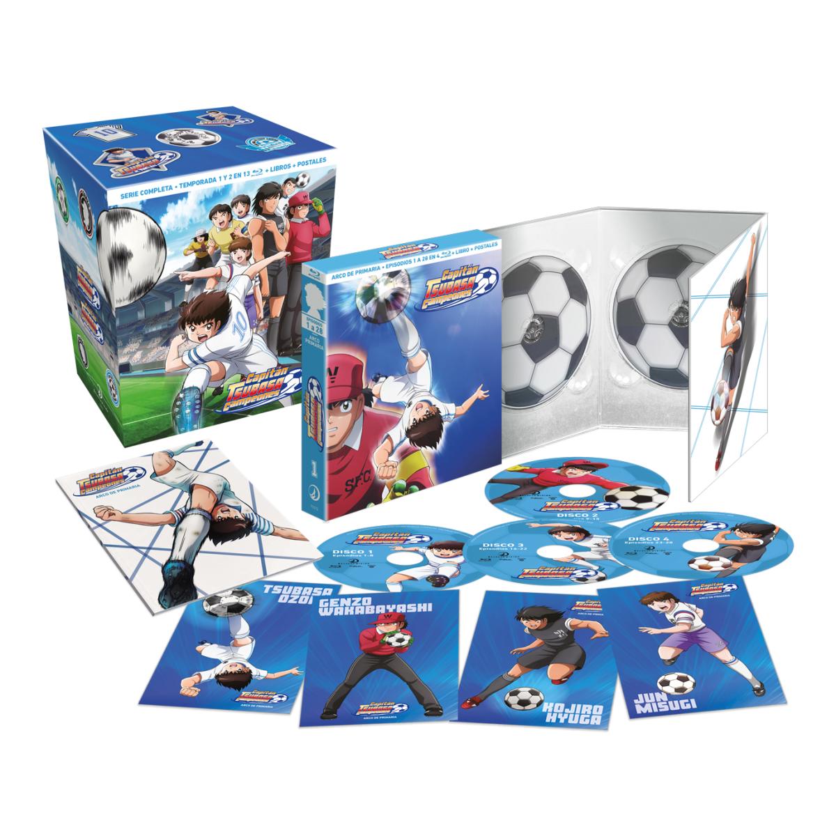 Imagen 0 de Capitán Tsubasa. Campeones Temporada 1 Arco de primaria. episodios 1 a 28. (Blu-Ray)
