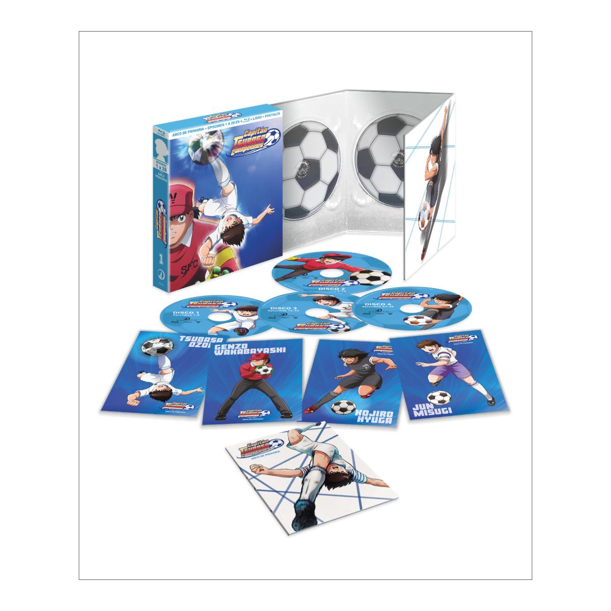 Capitán Tsubasa. Campeones Temporada 1 Arco de primaria. episodios 1 a 28. (Blu-Ray) 4