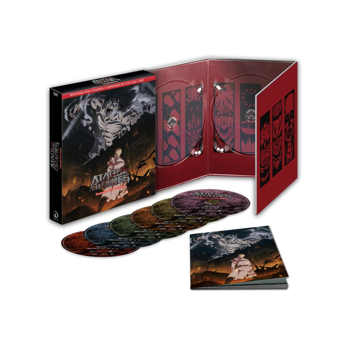 Ataque a los Titanes - Temp Final Completa (Final P1 + P2 + Capítulos Finales). EP. 60 a 87 + 2 TV Special (Blu-Ray) 1