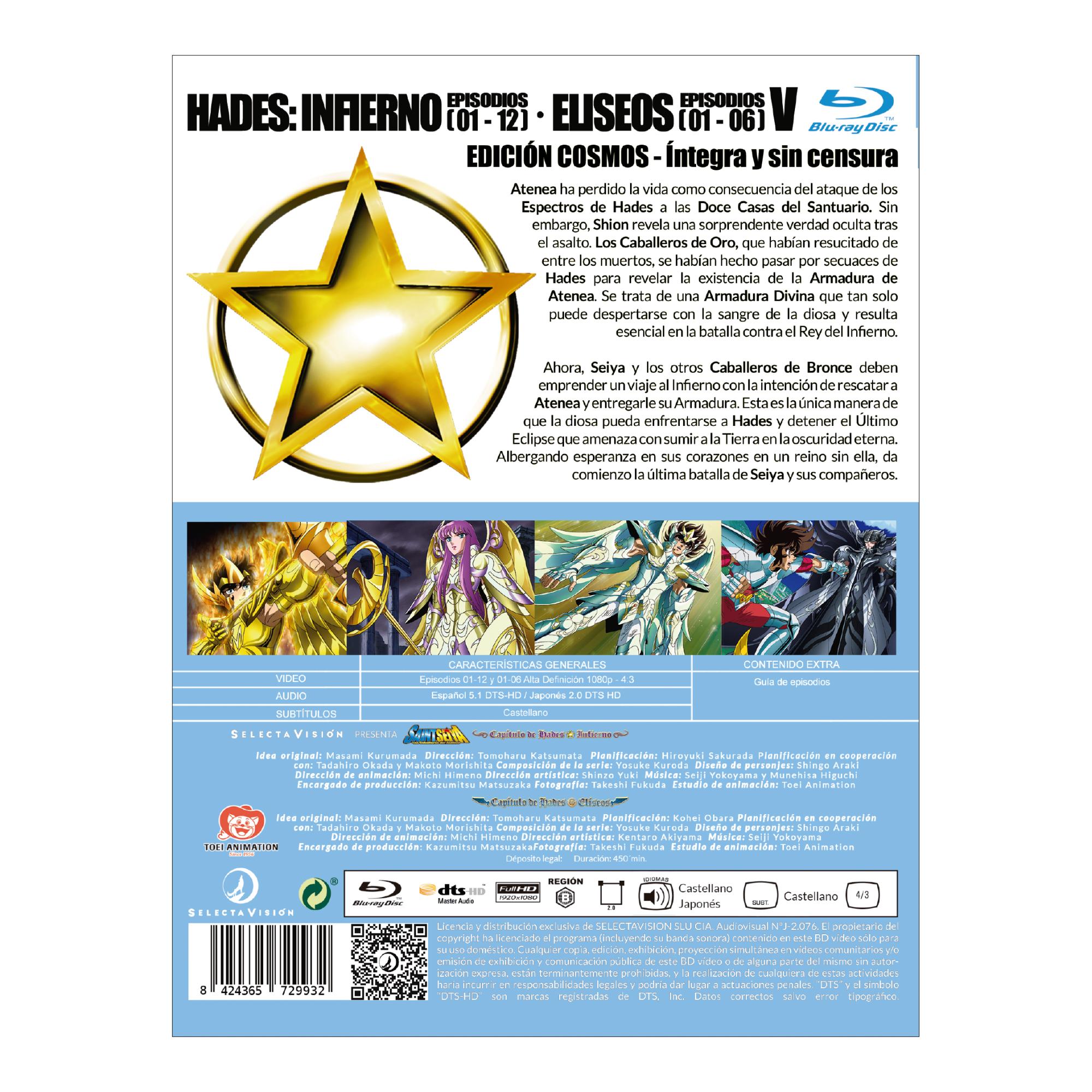 Saint Seiya Cosmos edition box 5. Saga de Hades Infierno / Elíseos