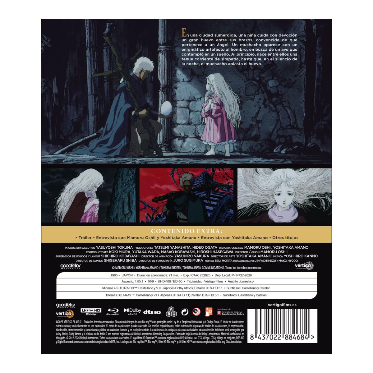 Angel´s Egg (4K Ultra HD + Blu-Ray) Edición Especial 2