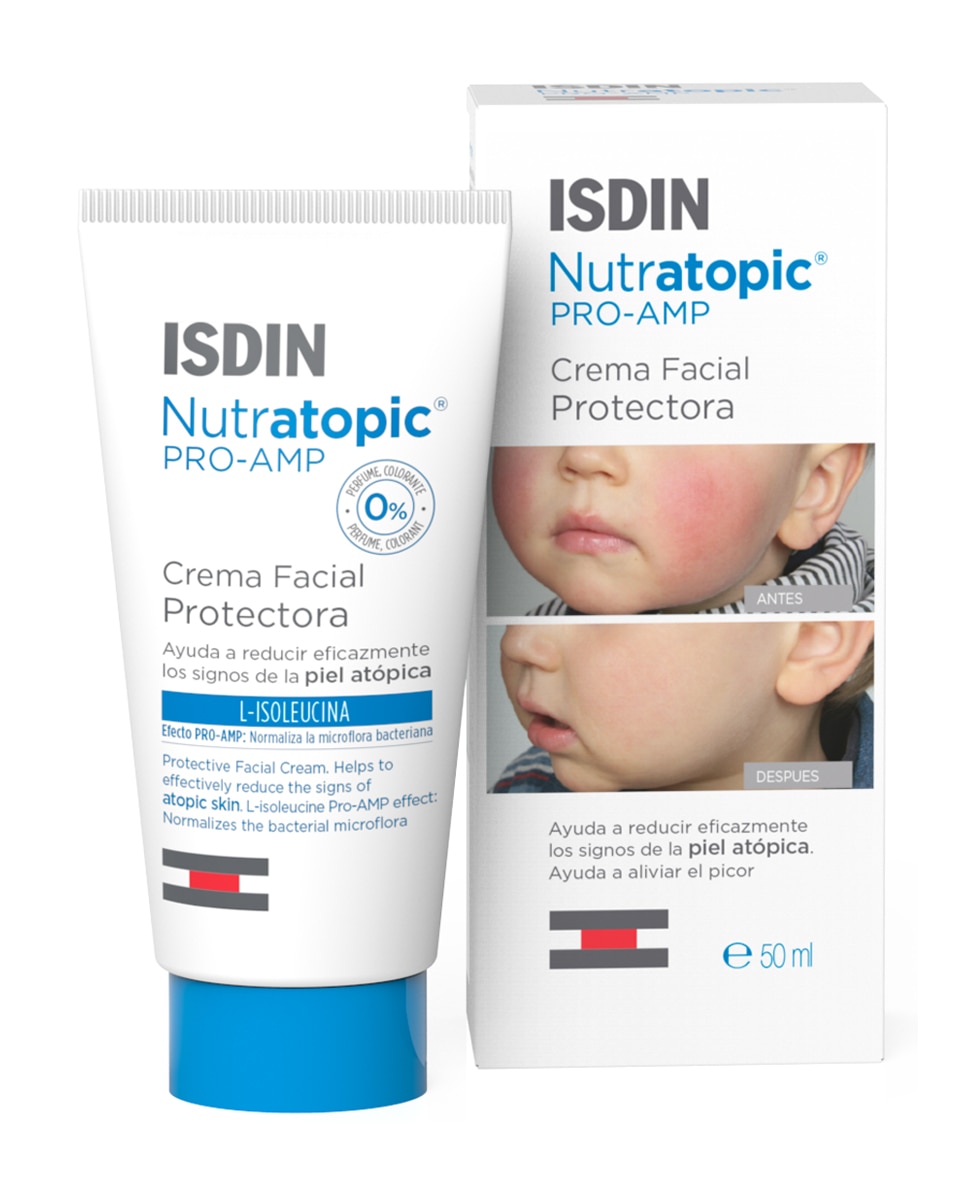 Crema facial Piel atópica Nutratopic Pro-AMP Isdin - 50 ml 2