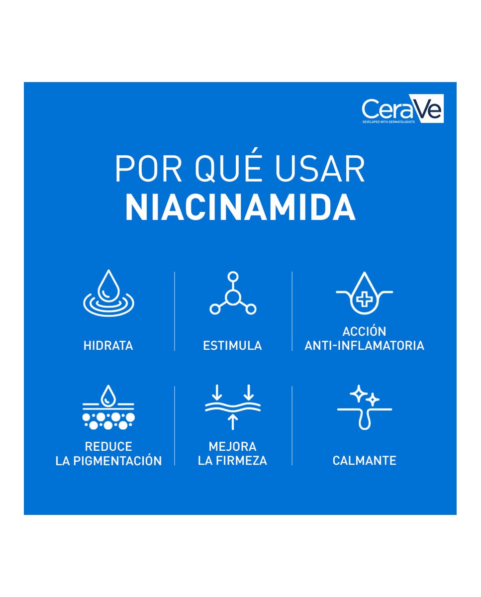 Loción Hidratante De Rostro Para Piel Normal y Seca Con Ácido Hialurónico Y Niacinamida Cerave - 52 ml 5