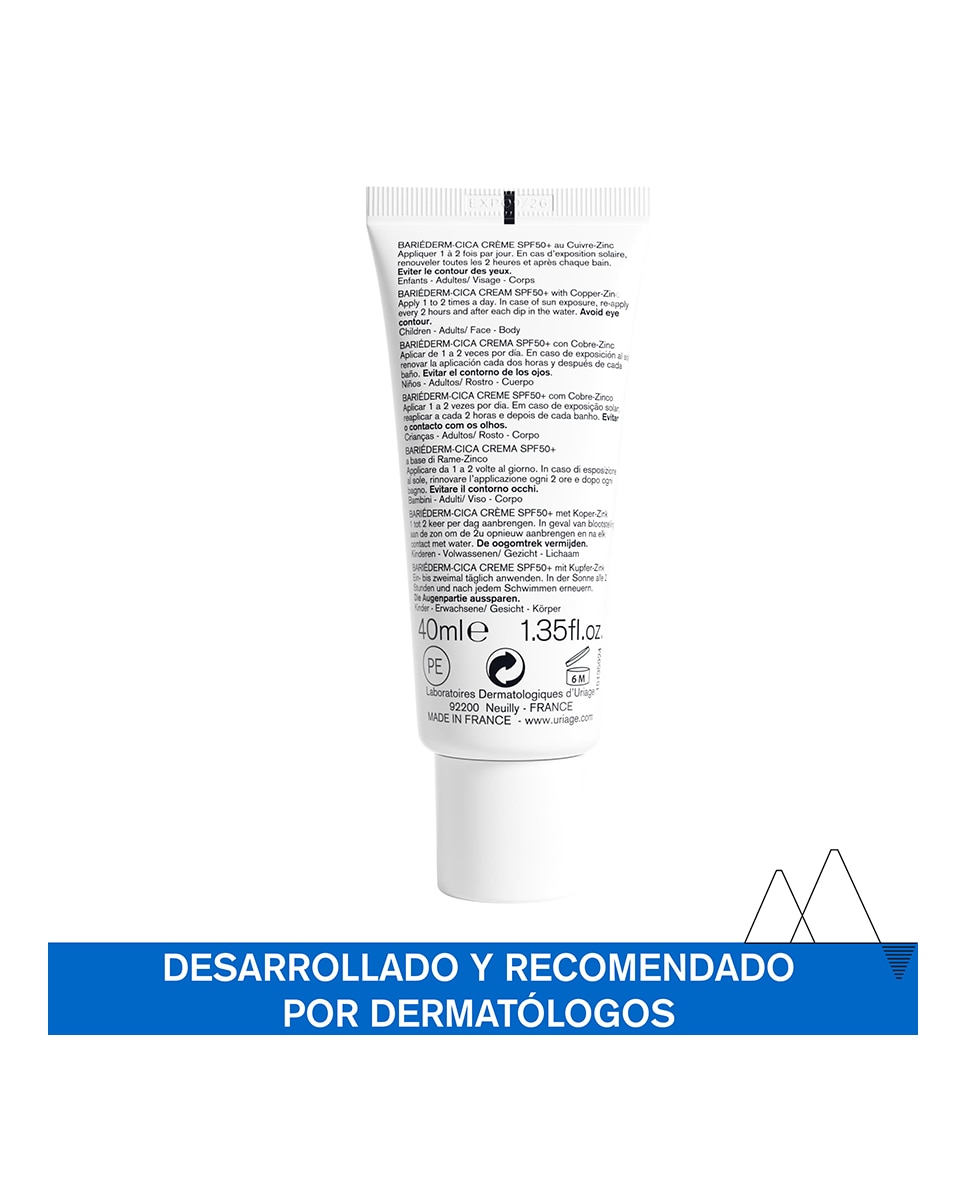 Crema Bariederm CICA SPF50+ 40 ml Uriage - 40 ml 3