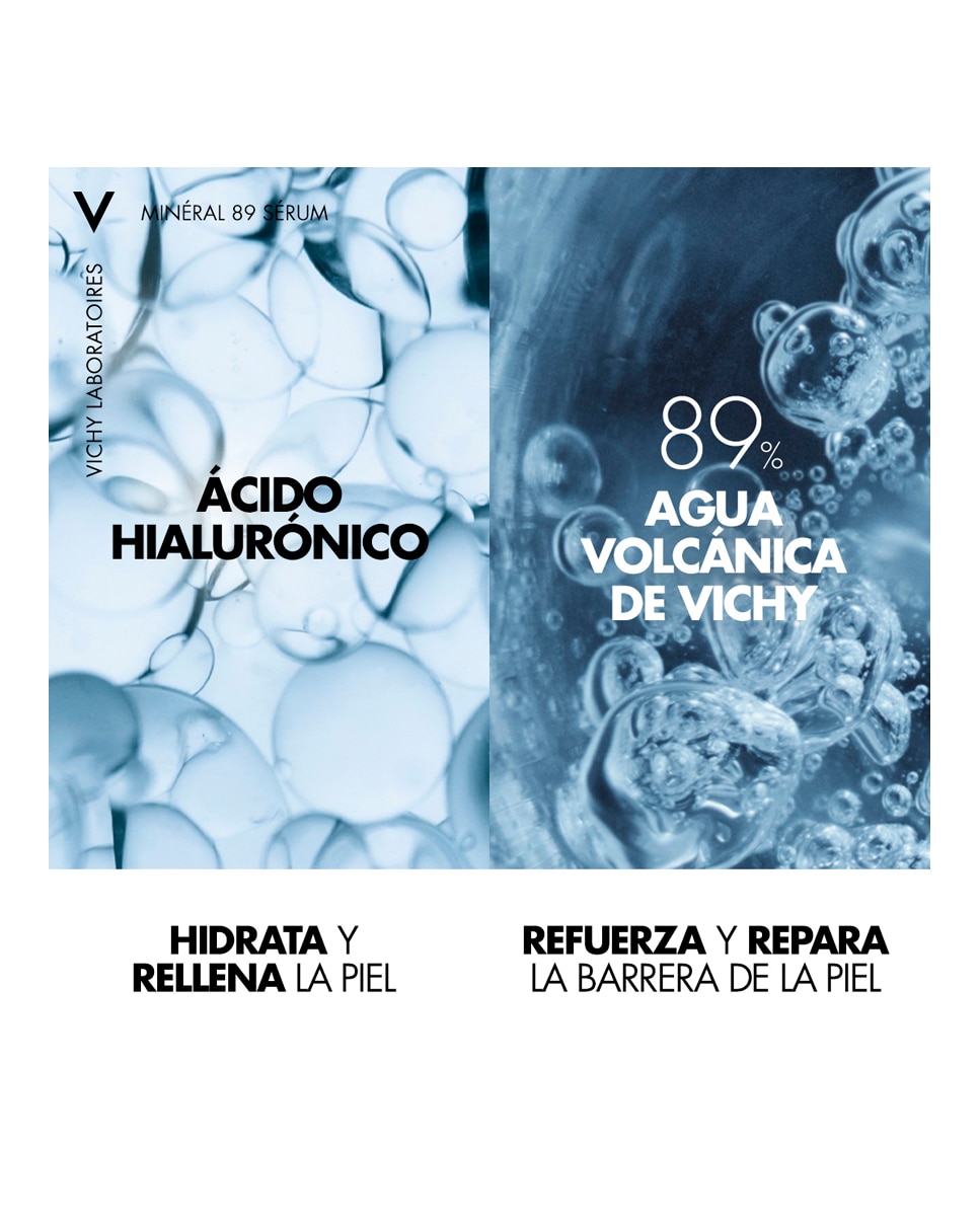 Minéral 89 Sérum Concentrado Fortificante Con Ácido Hialurónico Vichy - 75 ml 9