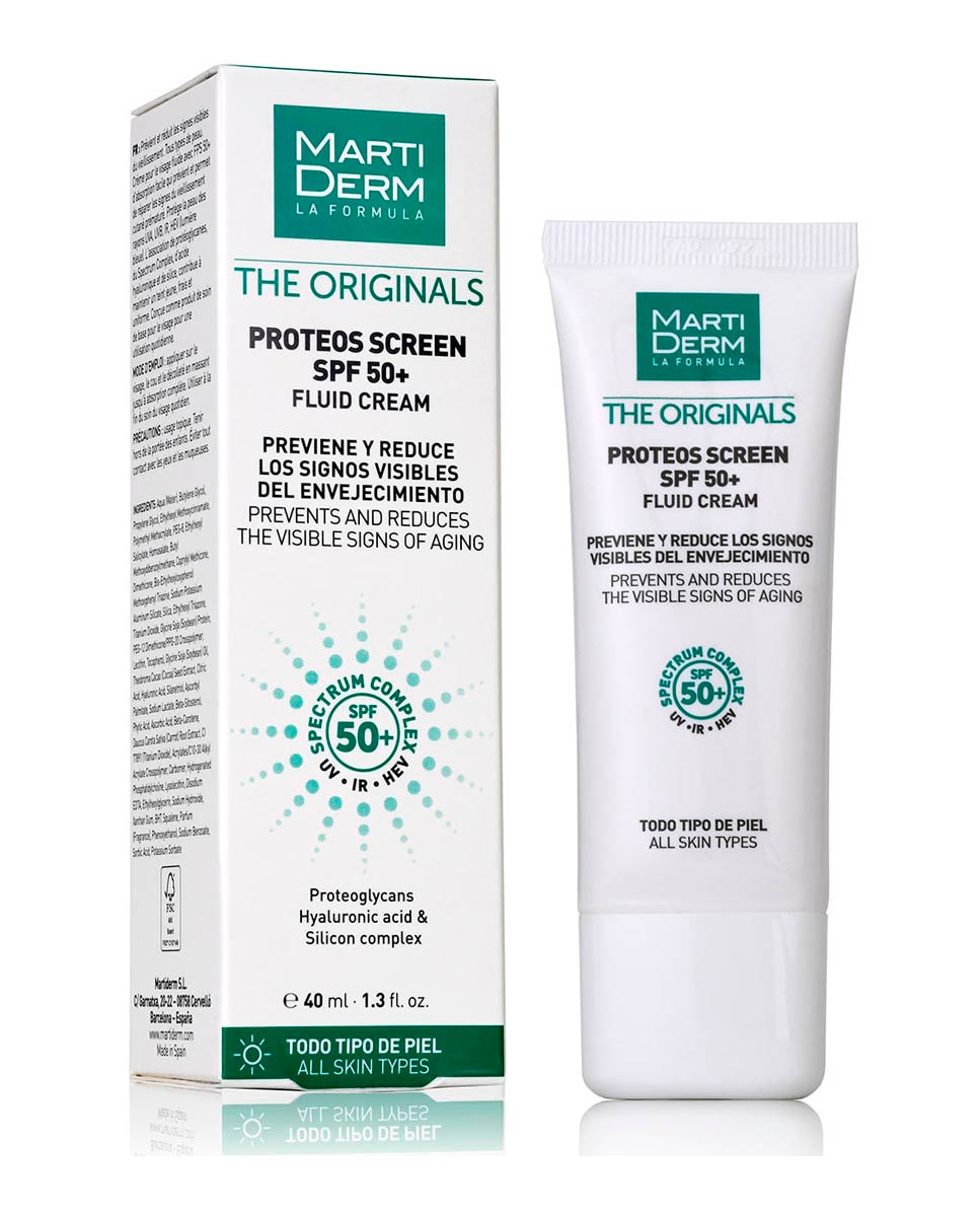 Crema antiedad Proteos Screen SPF 50+ The originals MartiDerm - 40 ml 2