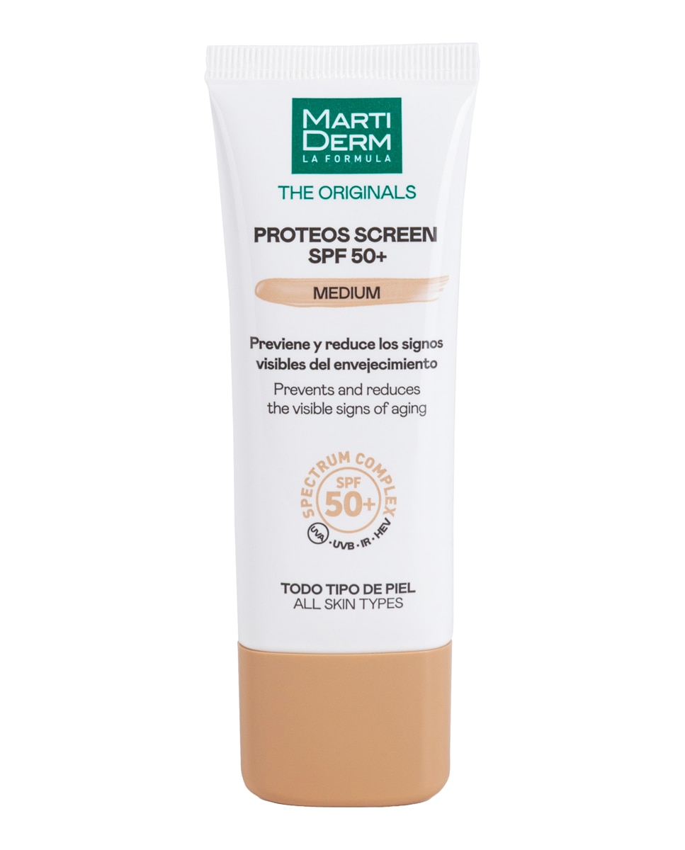 Imagen 0 de Protección solar facial Proteos Screen SPF 50+ Color Fluid Cream 40 ml MartiDerm